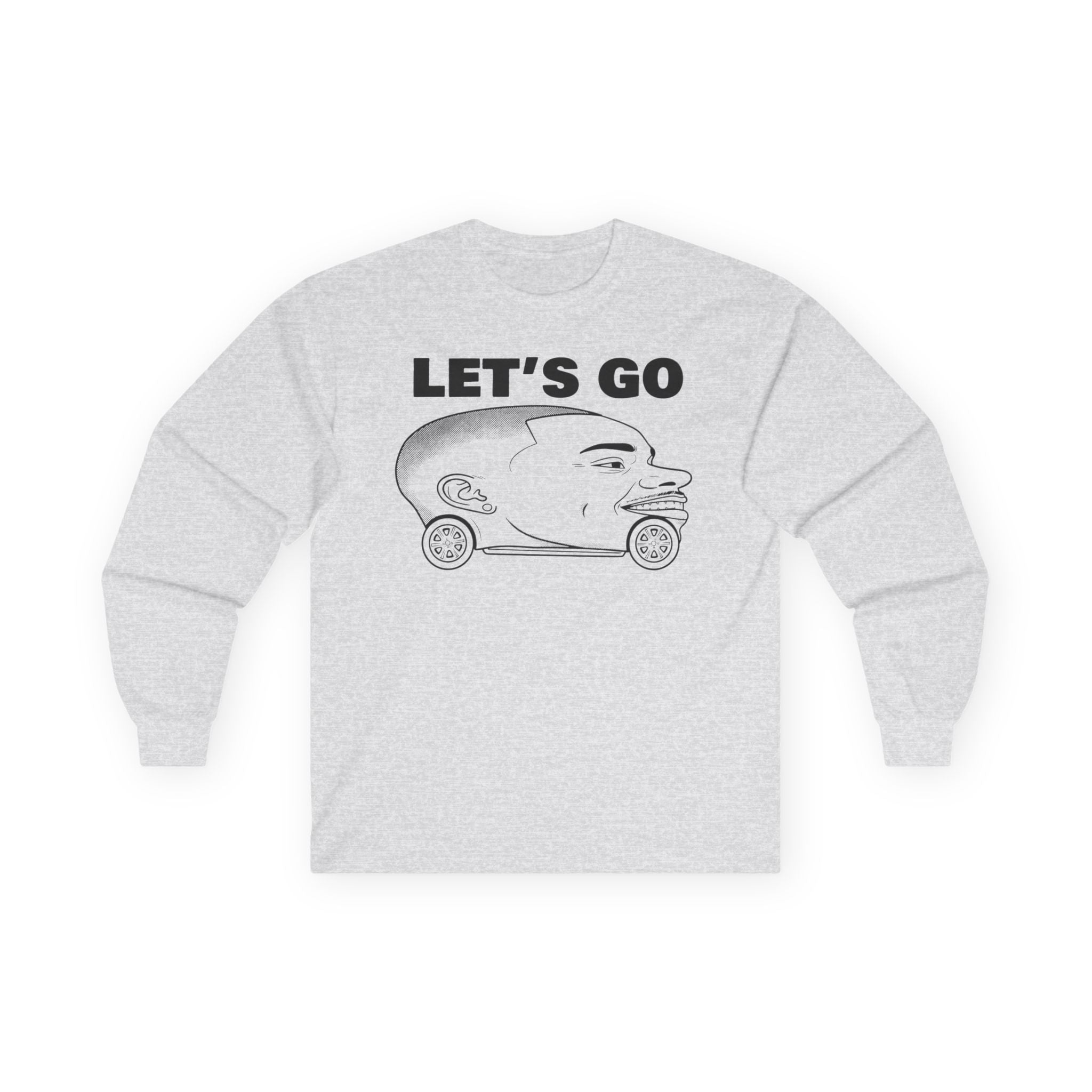 "Let's Go" Funny Meme Men/Unisex Graphic Long Sleeve T-Shirt