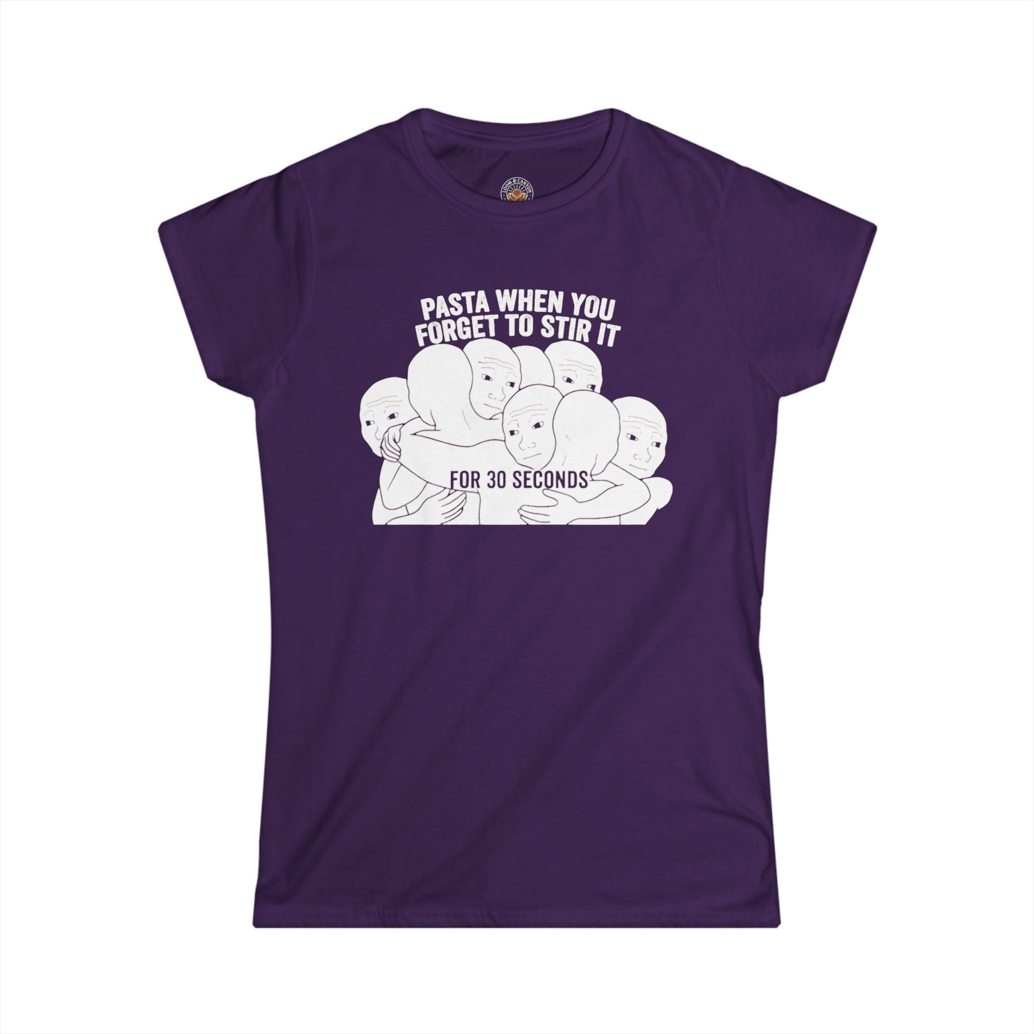"Pasta When You Forget To Stir It For 30 Seconds" Funny Meme Women's Graphic T-Shirt