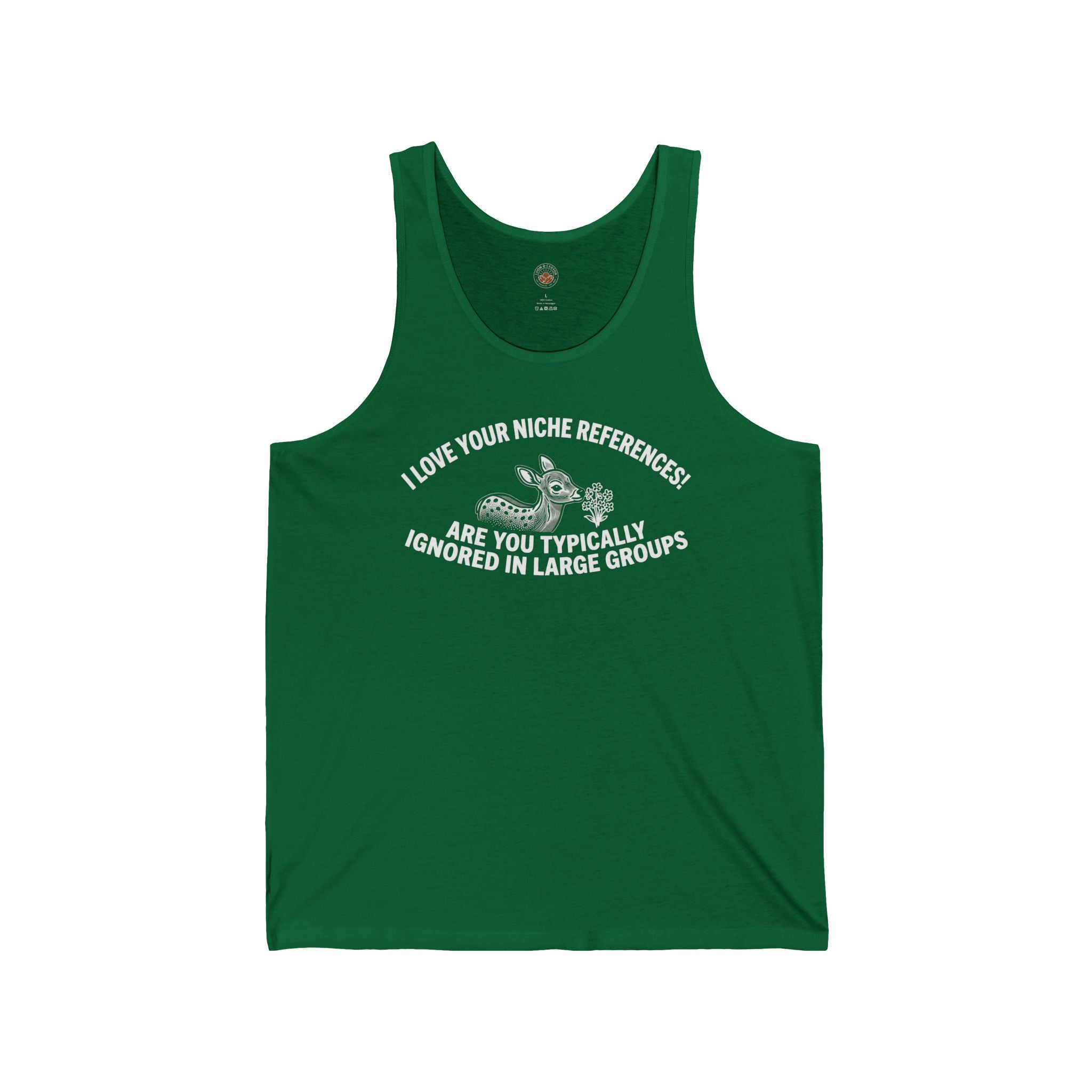 "Are You Typically Ignored In Large Groups" Funny Meme Men/Unisex Graphic Tank