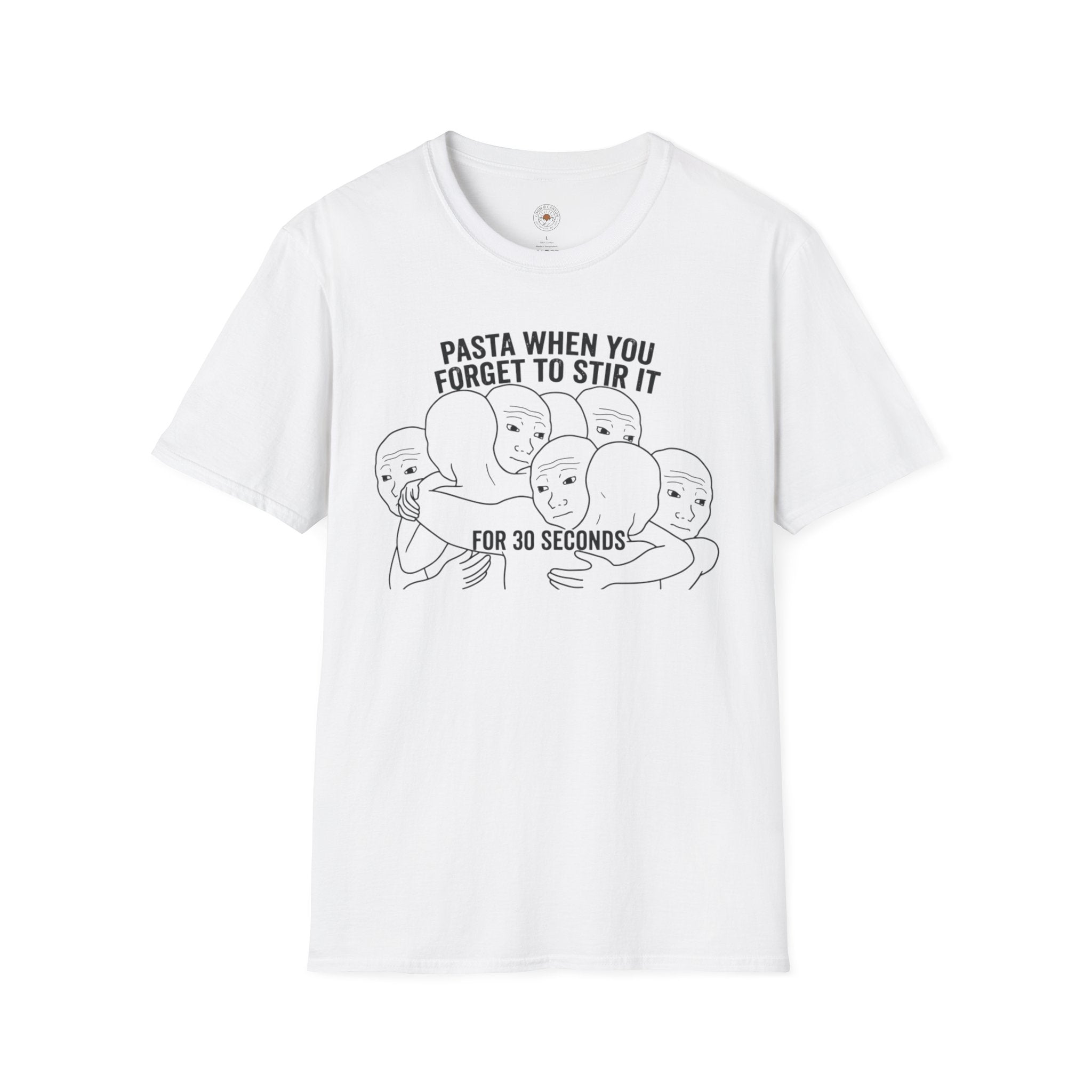 "Pasta When You Forget to Stir It" Funny Meme Men/Unisex Graphic T-Shirt