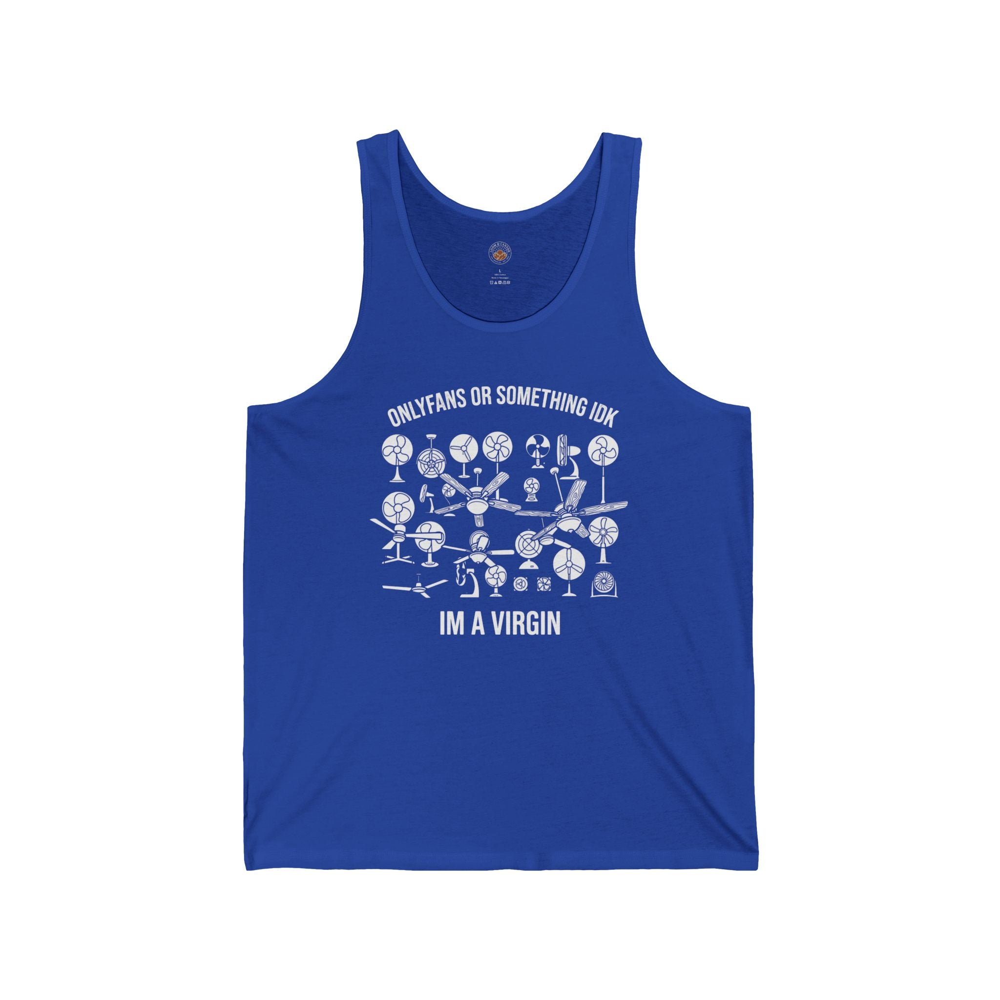 “OnlyFans Or Something IDK I’m A Virgin” Funny Meme Men/Unisex Graphic Tank