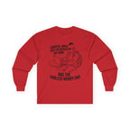 "Computa, When Does the Infinite Joy Come" Funny Meme Men/Unisex Graphic Long Sleeve T-Shirt