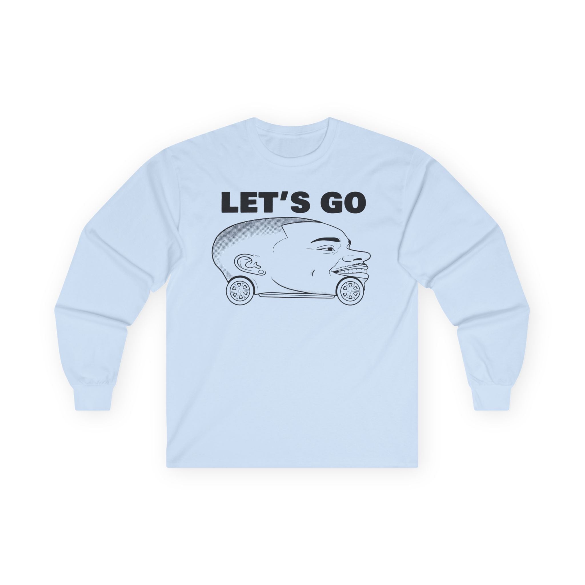 "Let's Go" Funny Meme Men/Unisex Graphic Long Sleeve T-Shirt