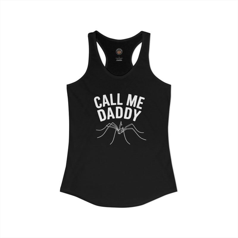 "Call Me Daddy" Funny Meme Women's Graphic Racerback Tank