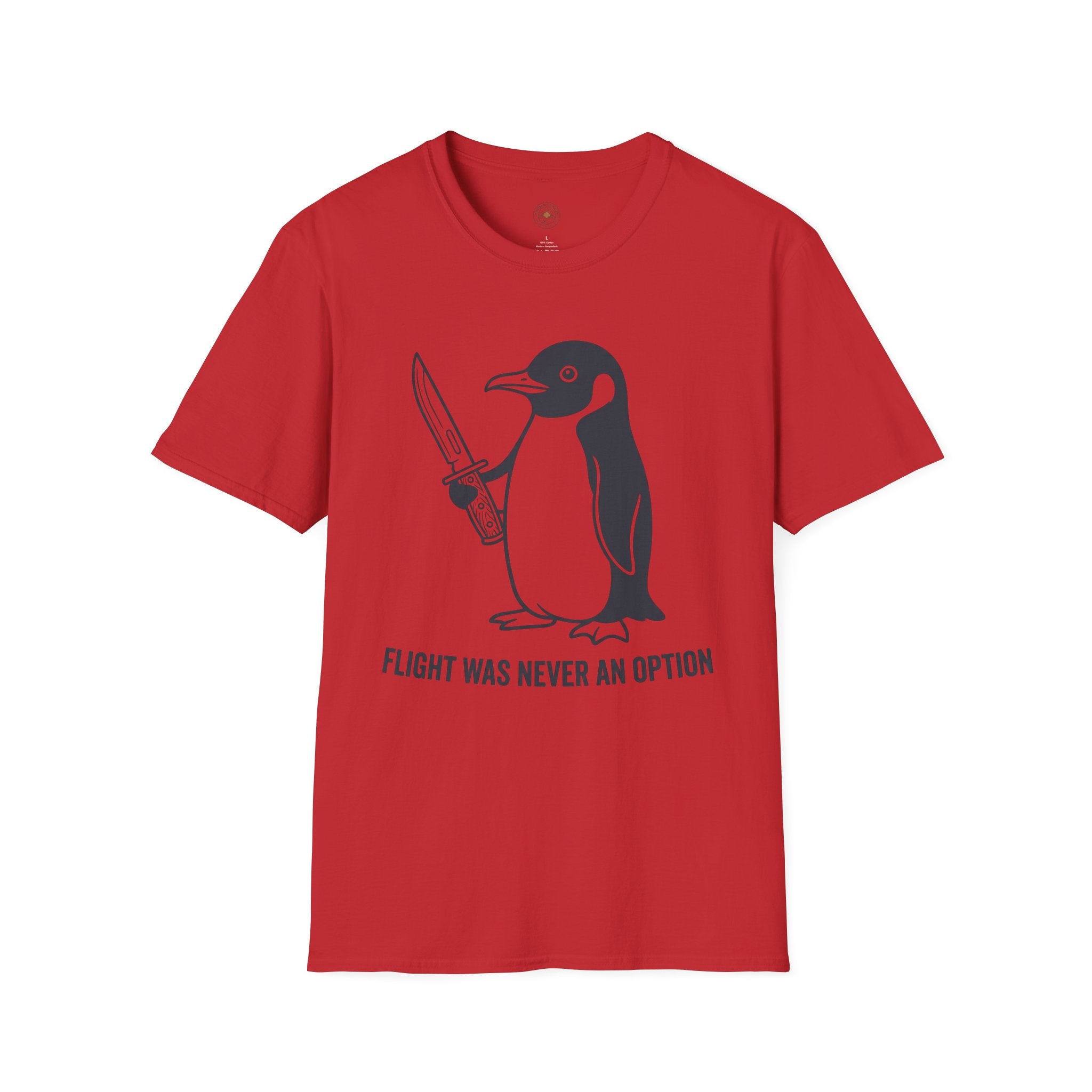 "Flight Was Never an Option" Funny Meme Men/Unisex Graphic T-Shirt