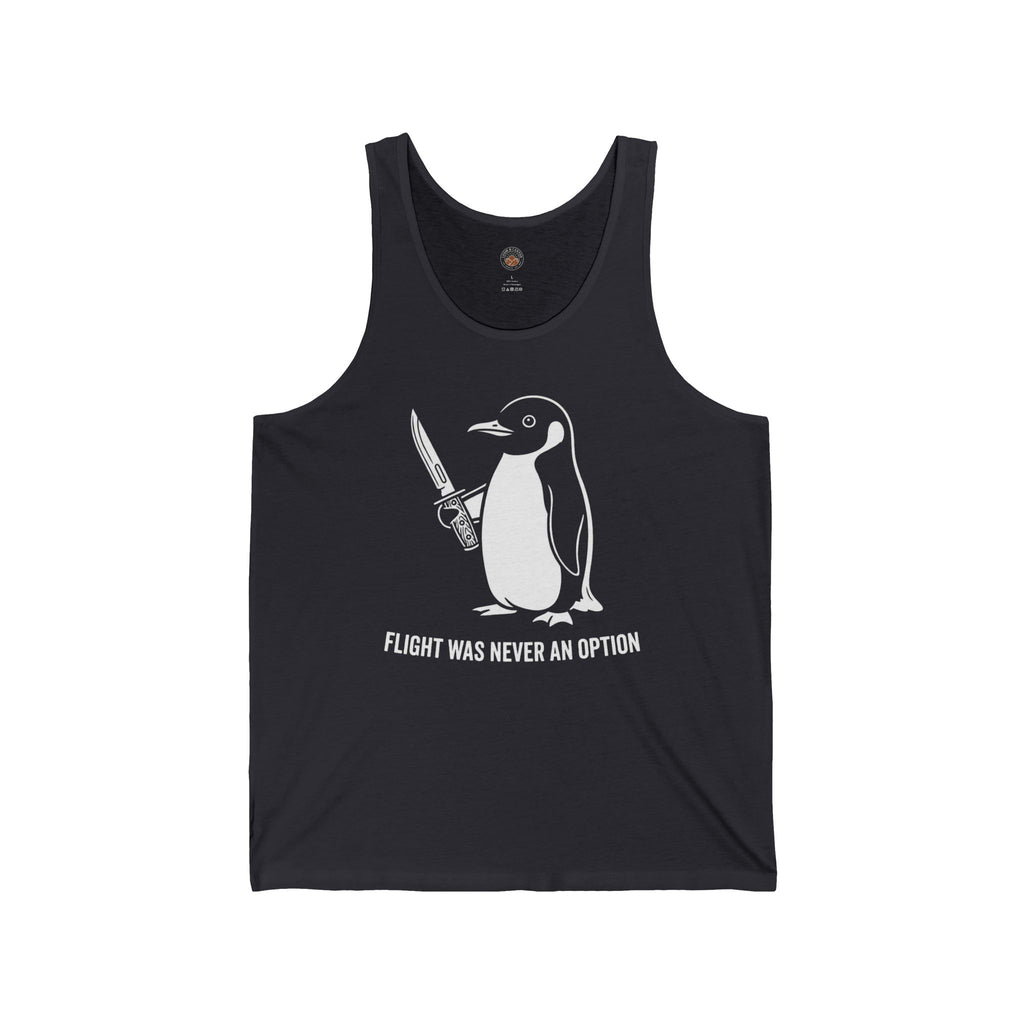 “Flight Was Never An Option” Funny Meme Men/Unisex Graphic Tank