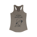 "All Quiet On The Frontal Lobe" Funny Meme Women's Graphic Racerback Tank