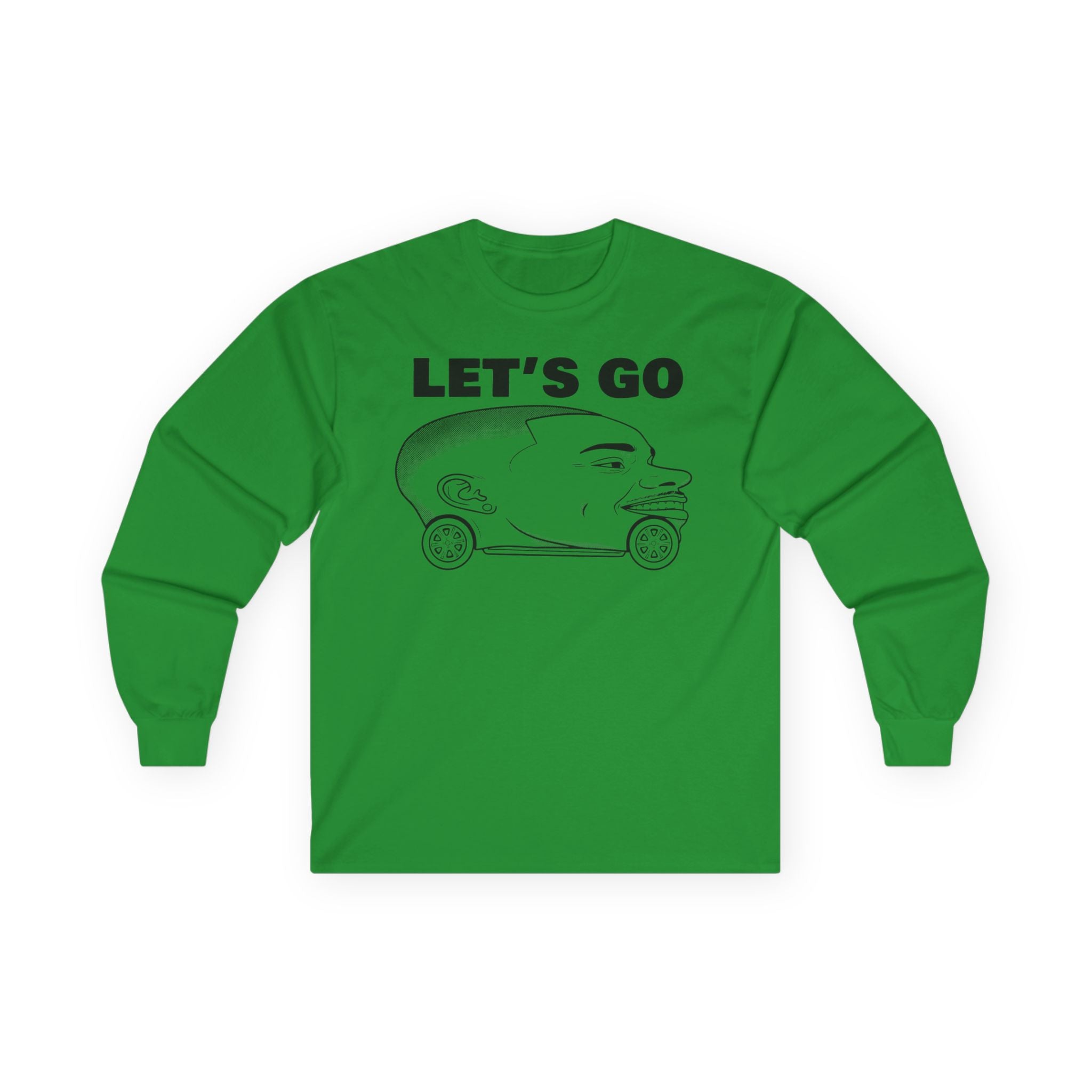 "Let's Go" Funny Meme Men/Unisex Graphic Long Sleeve T-Shirt