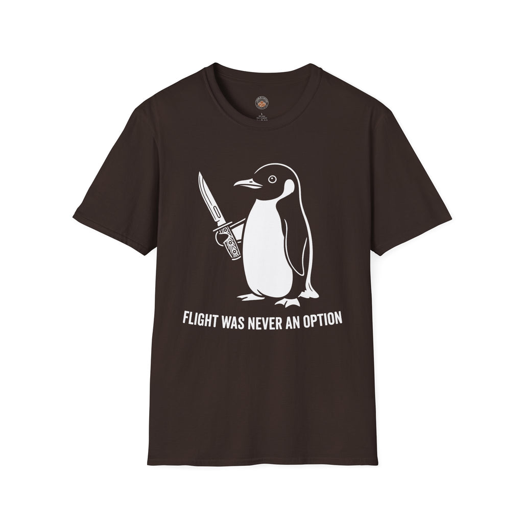 "Flight Was Never an Option" Funny Meme Men/Unisex Graphic T-Shirt