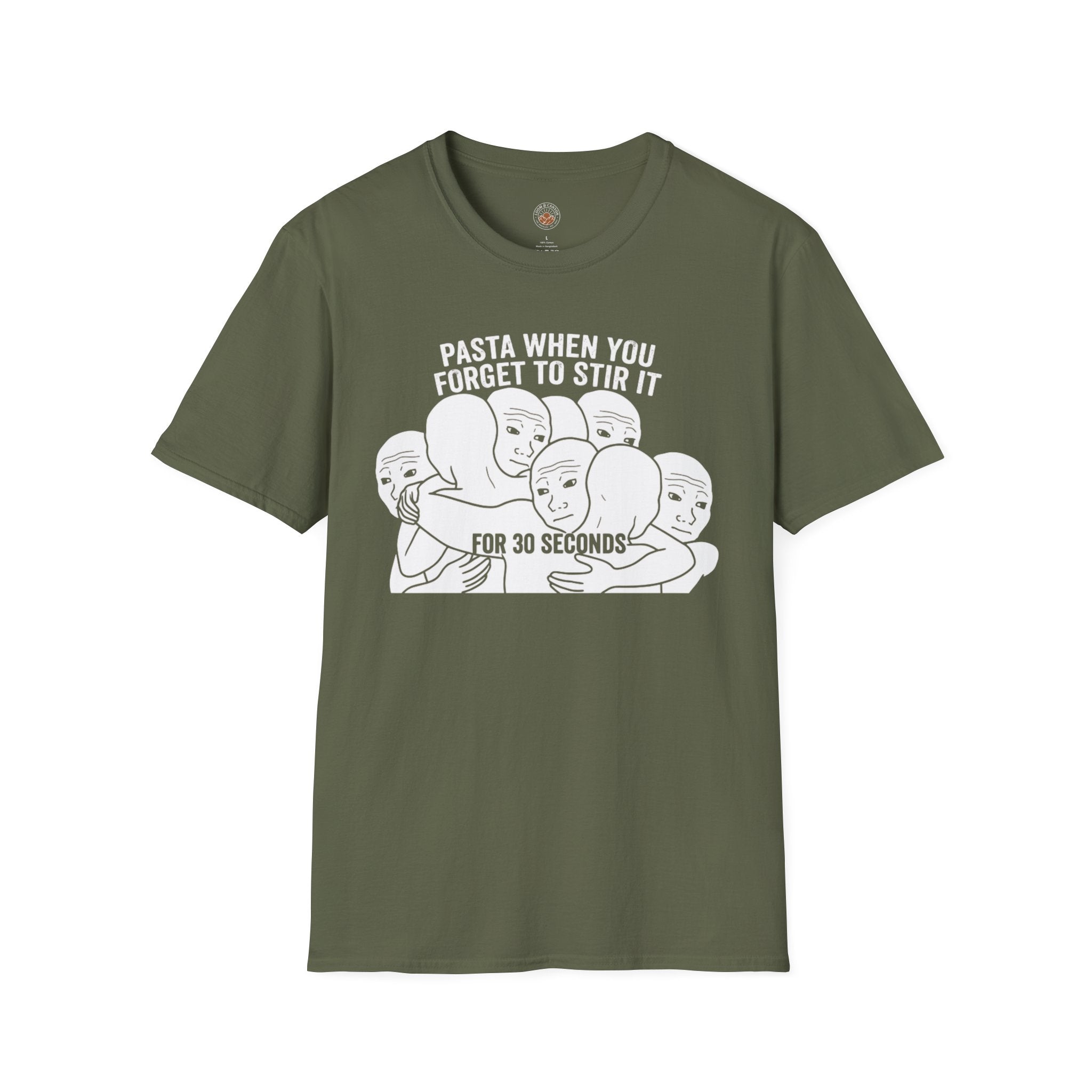 "Pasta When You Forget to Stir It" Funny Meme Men/Unisex Graphic T-Shirt