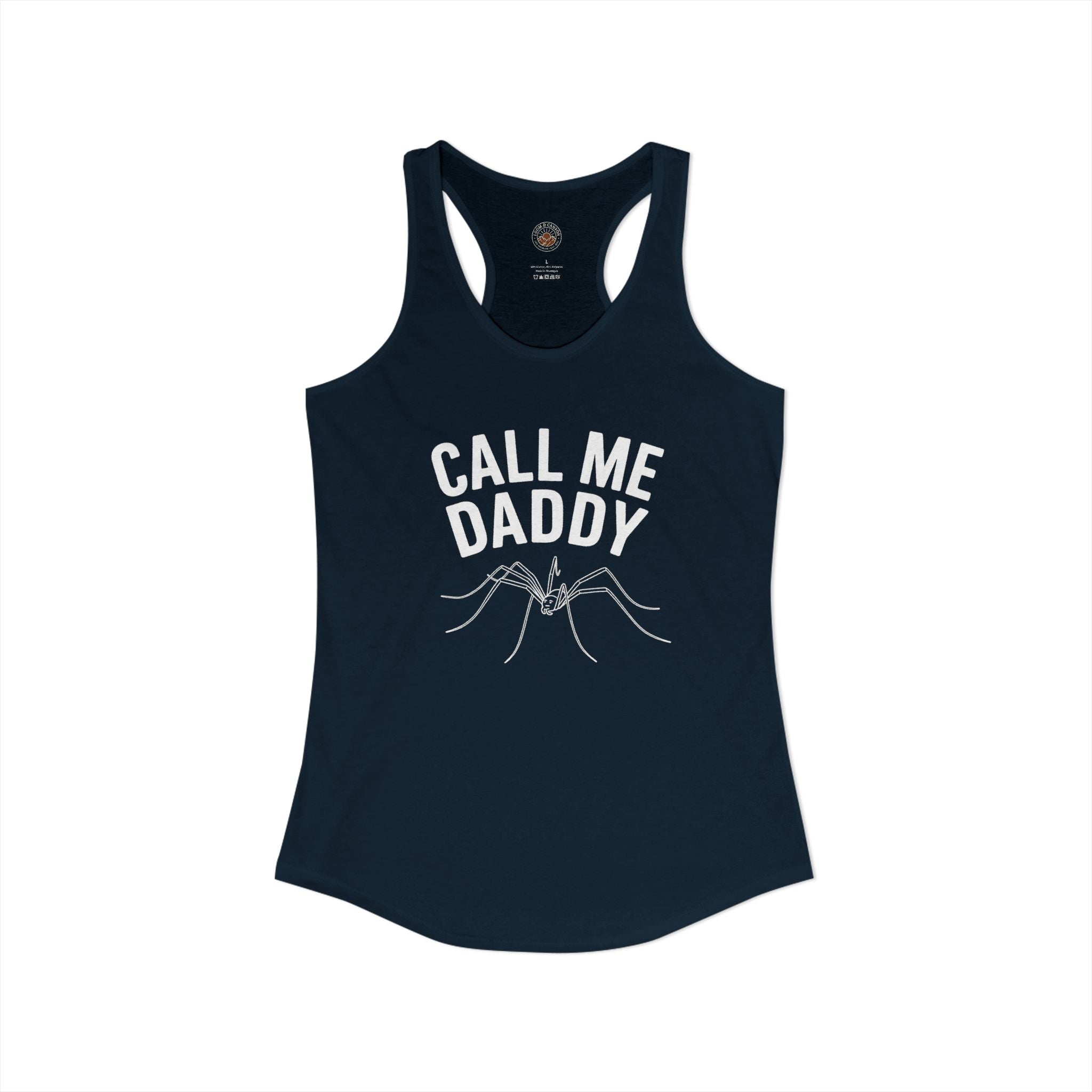 "Call Me Daddy" Funny Meme Women's Graphic Racerback Tank