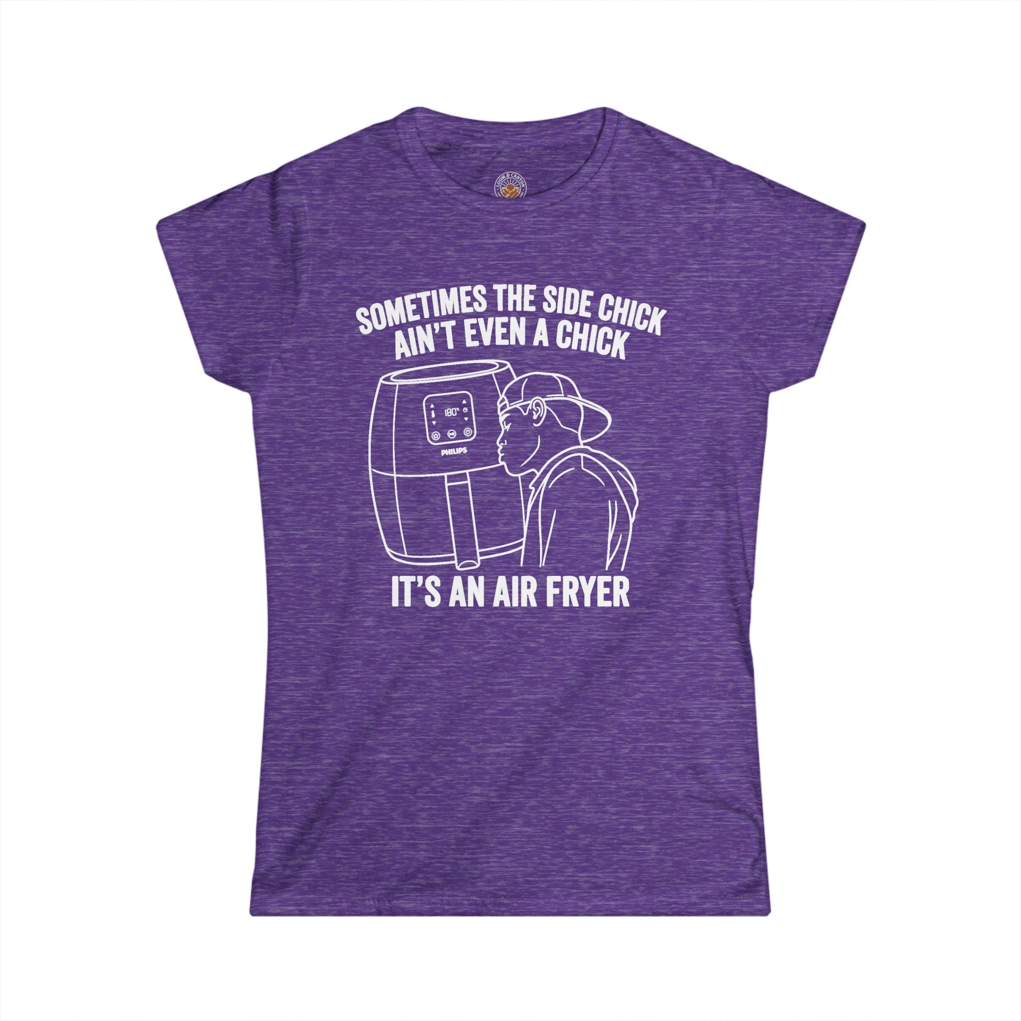 "Sometimes The Side Chick Ain't Even A Chick" Funny Meme Women's Graphic T-Shirt