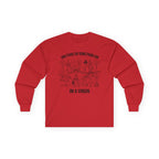 "OnlyFans Or Something IDK I'm A Virgin" Funny Meme Men/Unisex Graphic Long Sleeve T-Shirt
