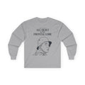 "All Quiet On The Frontal Lobe" Funny Meme Men/Unisex Graphic Long Sleeve T-Shirt