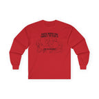 "Pasta When You Forget To Stir It For 30 Seconds" Funny Meme Men/Unisex Graphic Long Sleeve T-Shirt