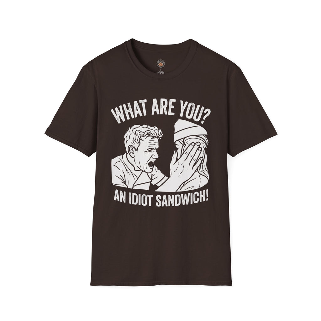 “What Are You? An Idiot Sandwich!” Funny Meme Men/Unisex Graphic T-Shirt
