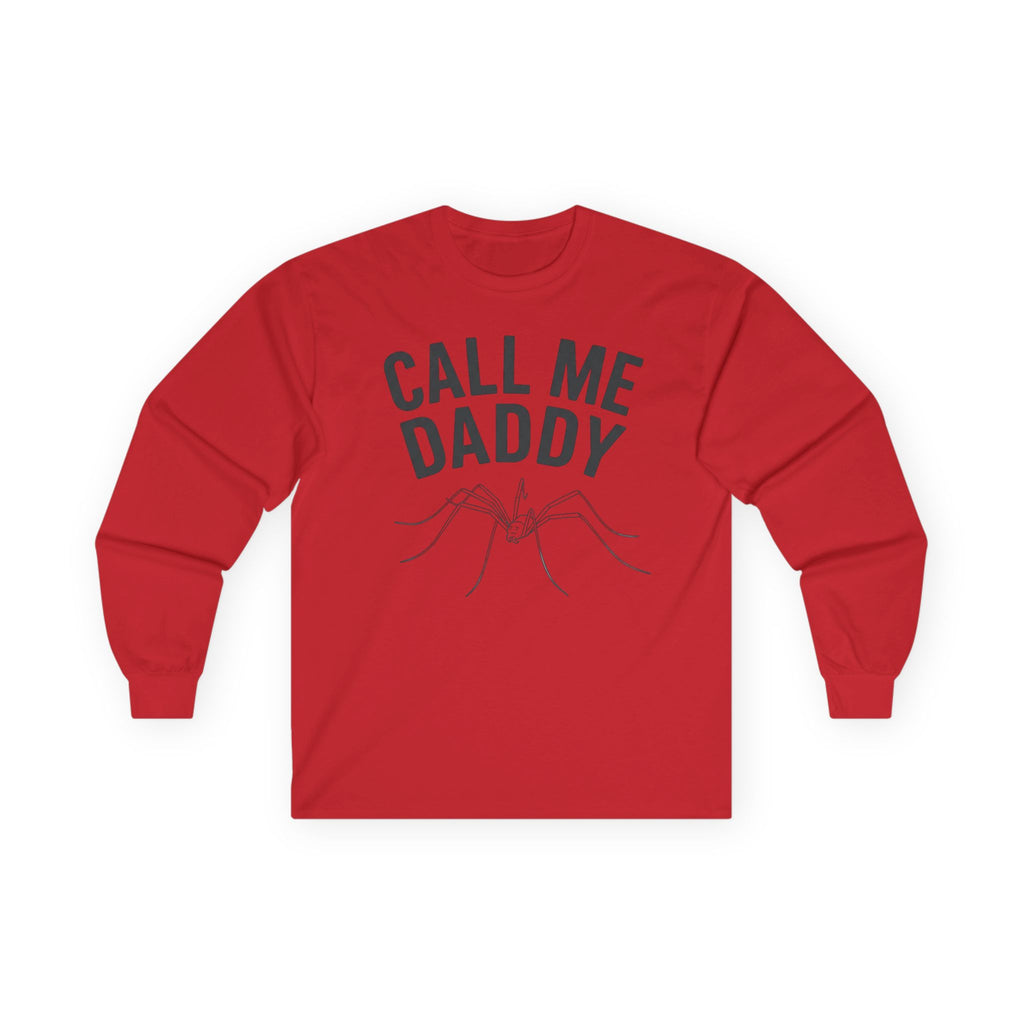 "Call Me Daddy" Funny Meme Men/Unisex Graphic Long Sleeve T-Shirt