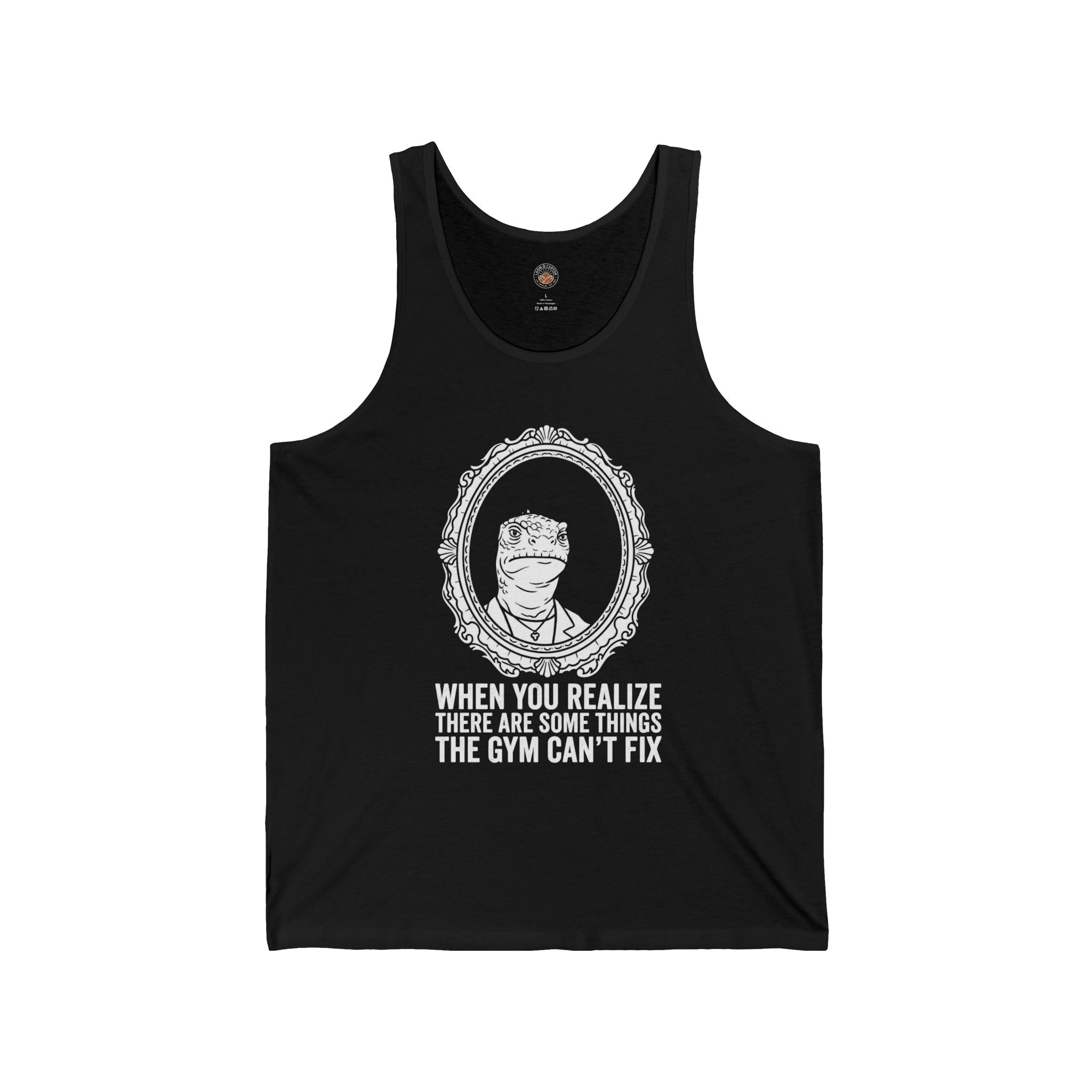 "There Are Some Things the Gym Can’t Fix” Funny Meme Men/Unisex Graphic Tank