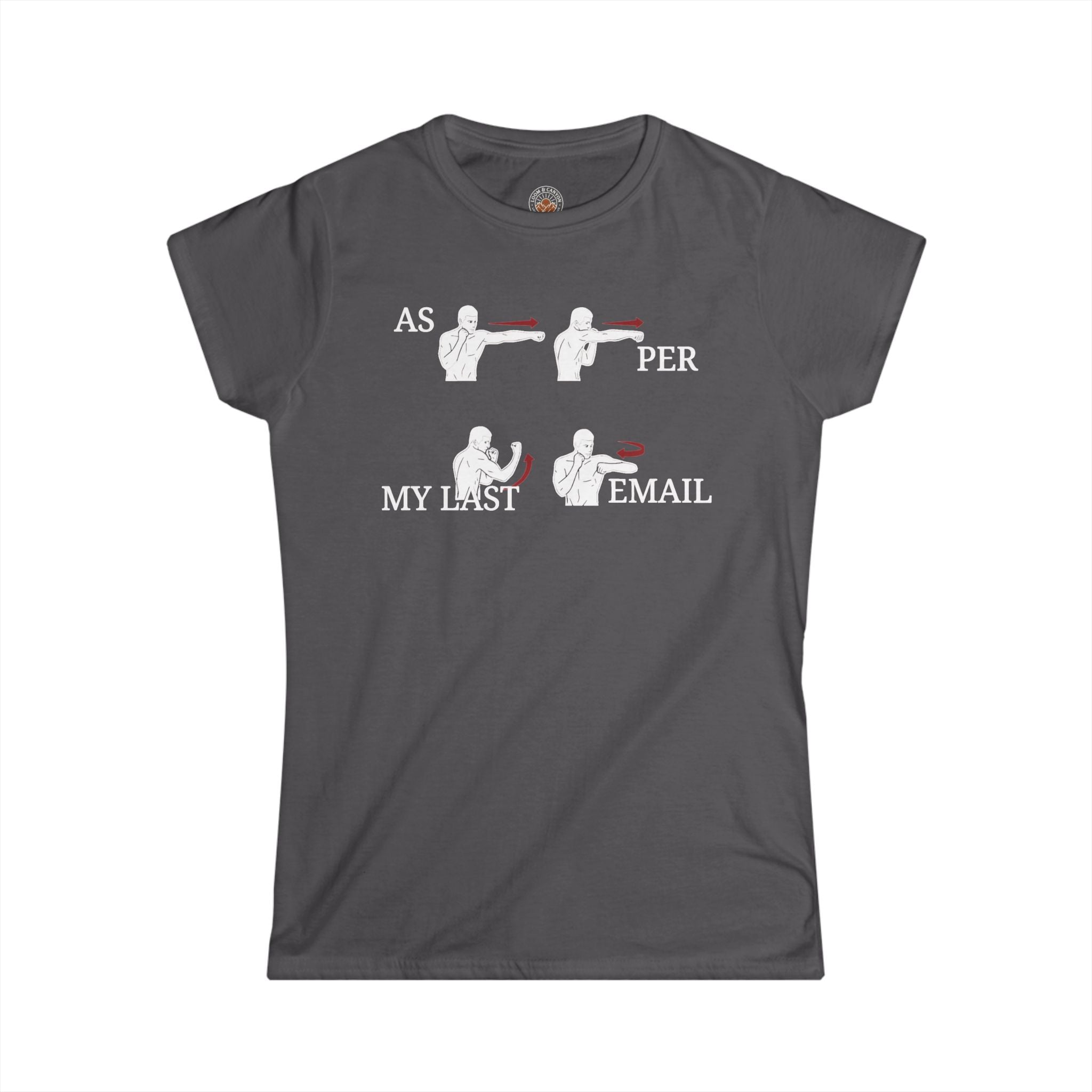 "As Per My Last Email" Funny Meme Women's Graphic T-Shirt