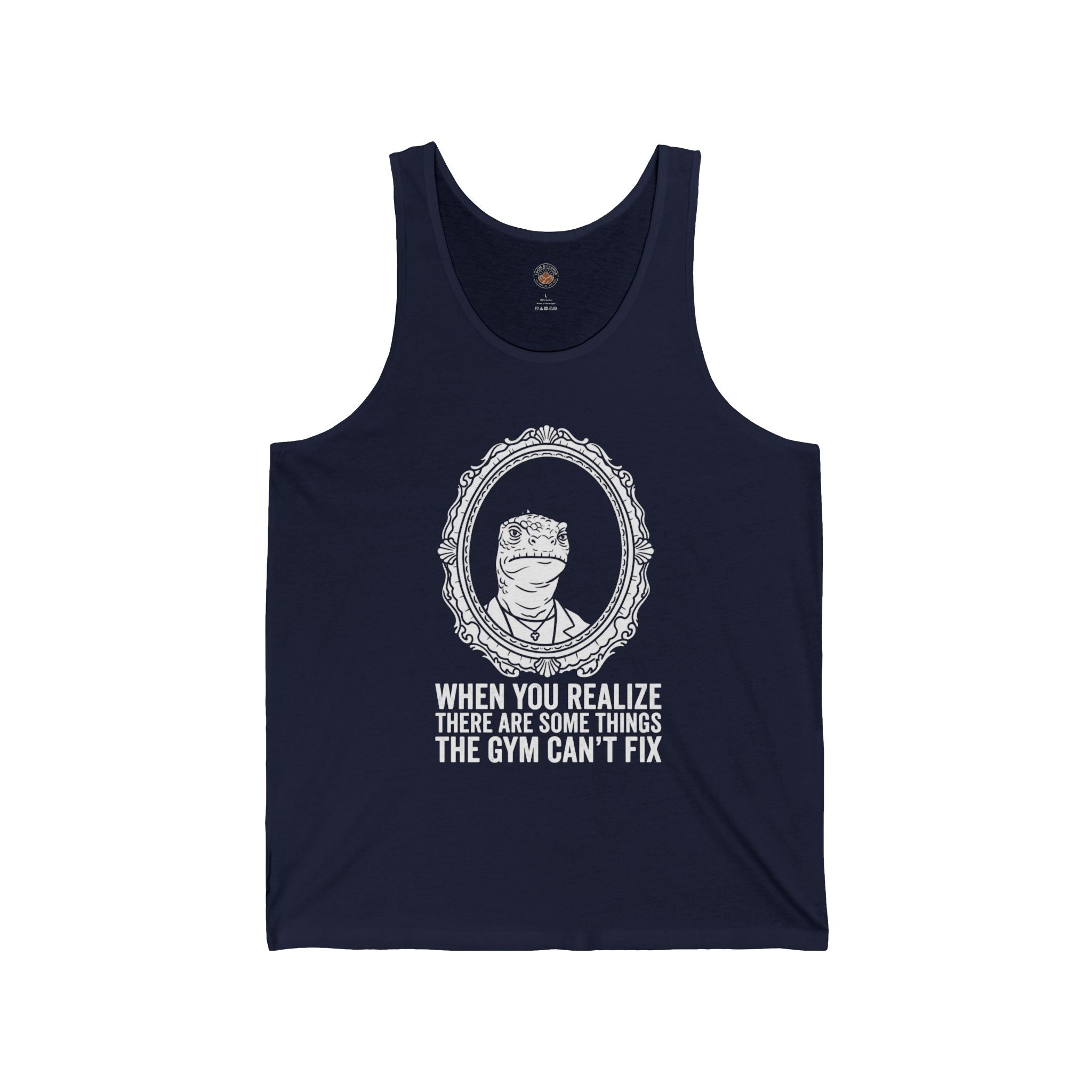 "There Are Some Things the Gym Can’t Fix” Funny Meme Men/Unisex Graphic Tank