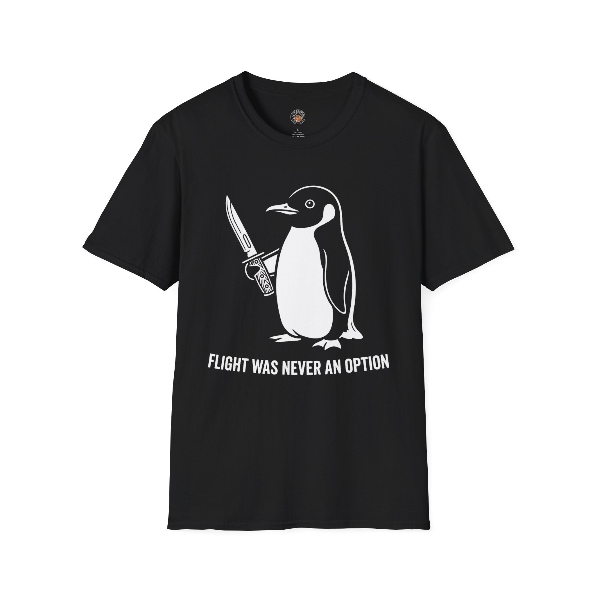 "Flight Was Never an Option" Funny Meme Men/Unisex Graphic T-Shirt