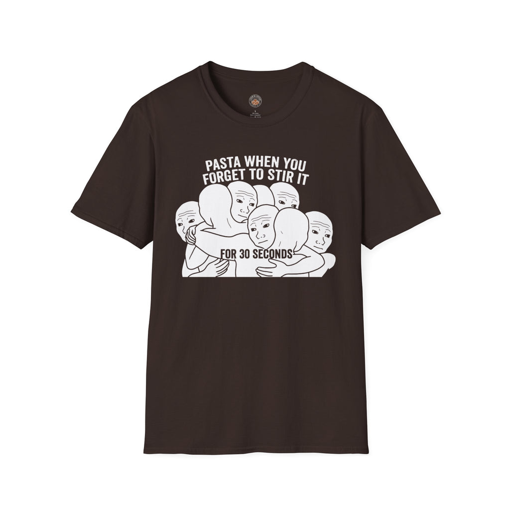 "Pasta When You Forget to Stir It" Funny Meme Men/Unisex Graphic T-Shirt