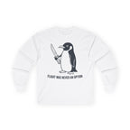 "Flight Was Never An Option" Funny Meme Men/Unisex Graphic Long Sleeve T-Shirt
