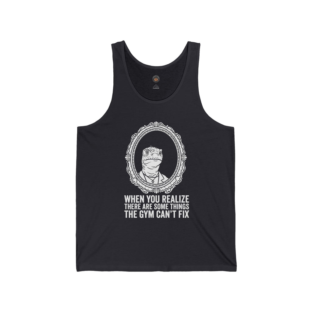 "There Are Some Things the Gym Can’t Fix” Funny Meme Men/Unisex Graphic Tank