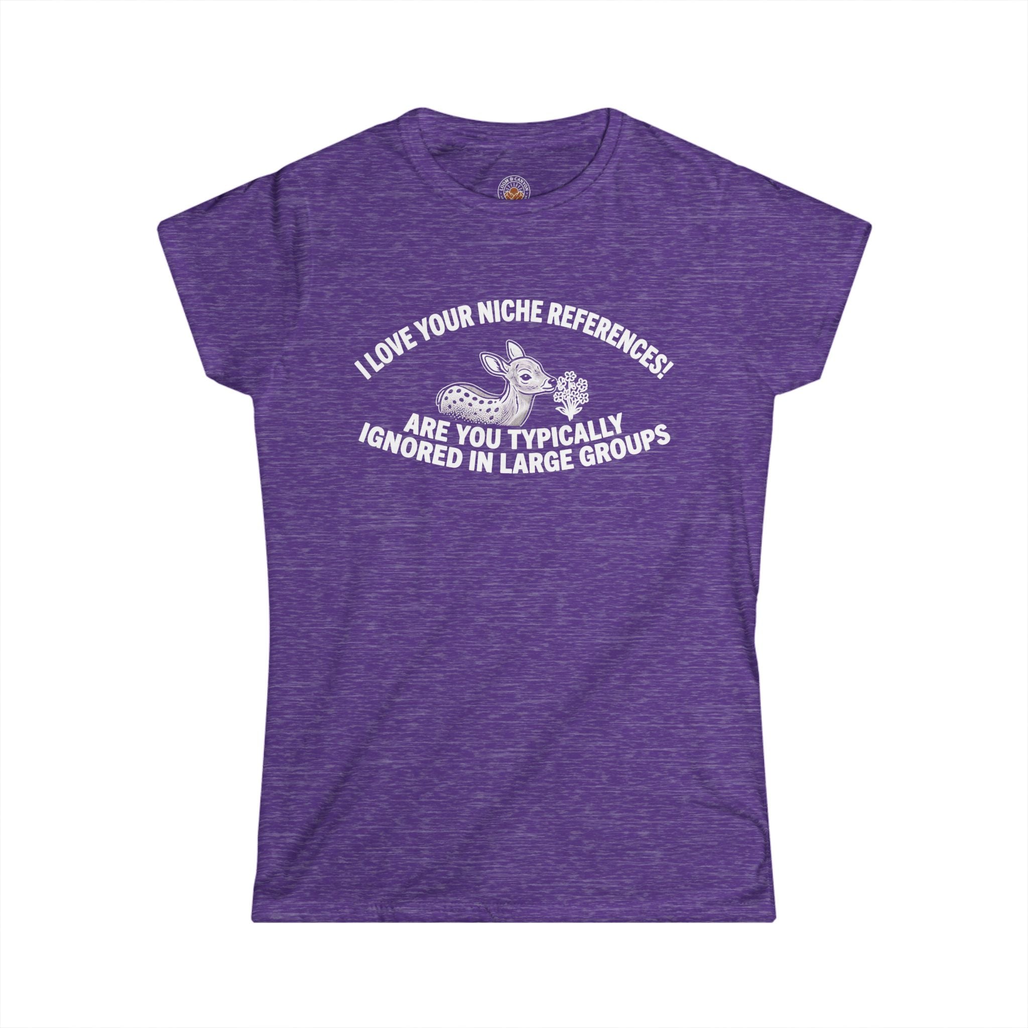 "Are You Typically Ignored in Large Groups" Funny Meme Women's Graphic T-Shirt
