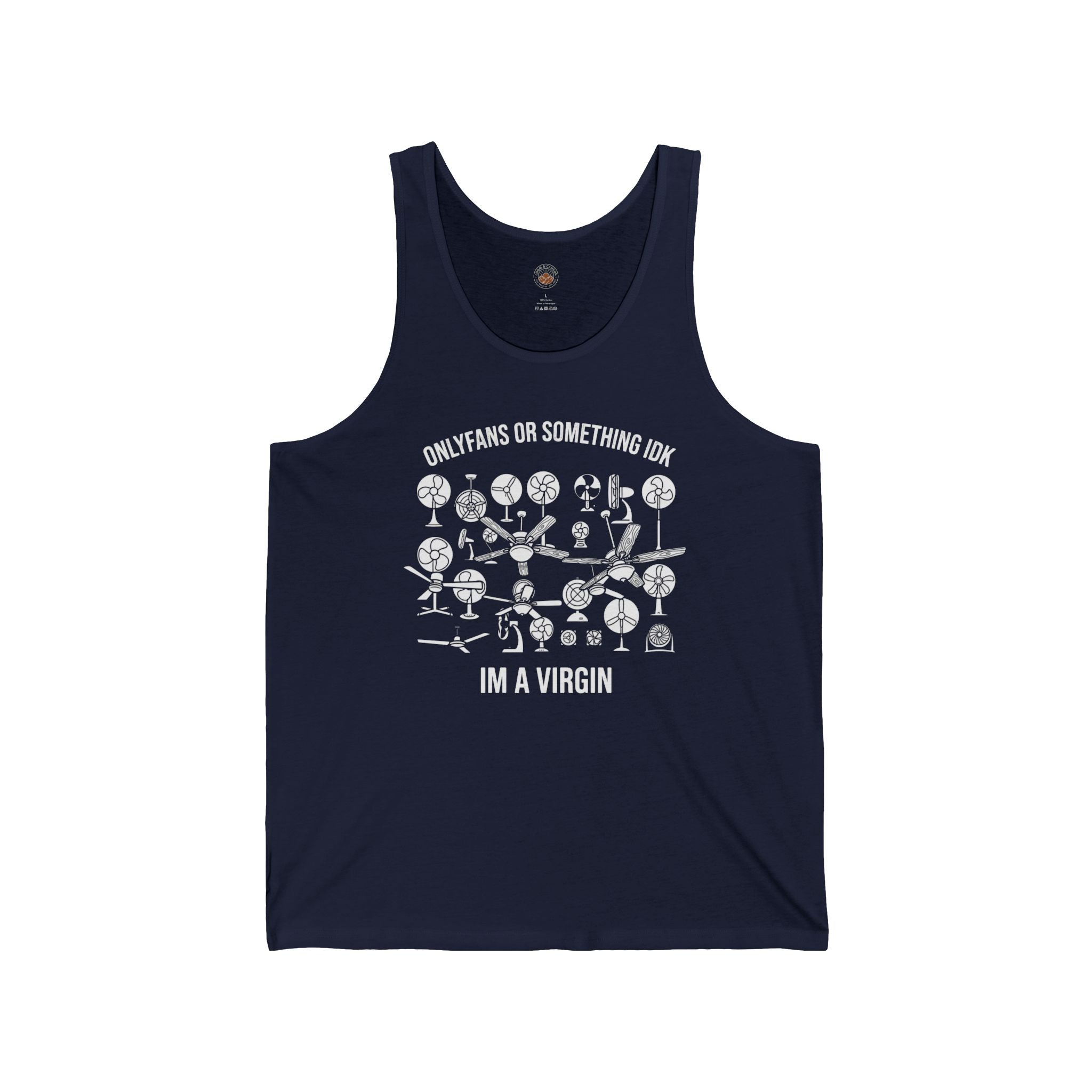 “OnlyFans Or Something IDK I’m A Virgin” Funny Meme Men/Unisex Graphic Tank