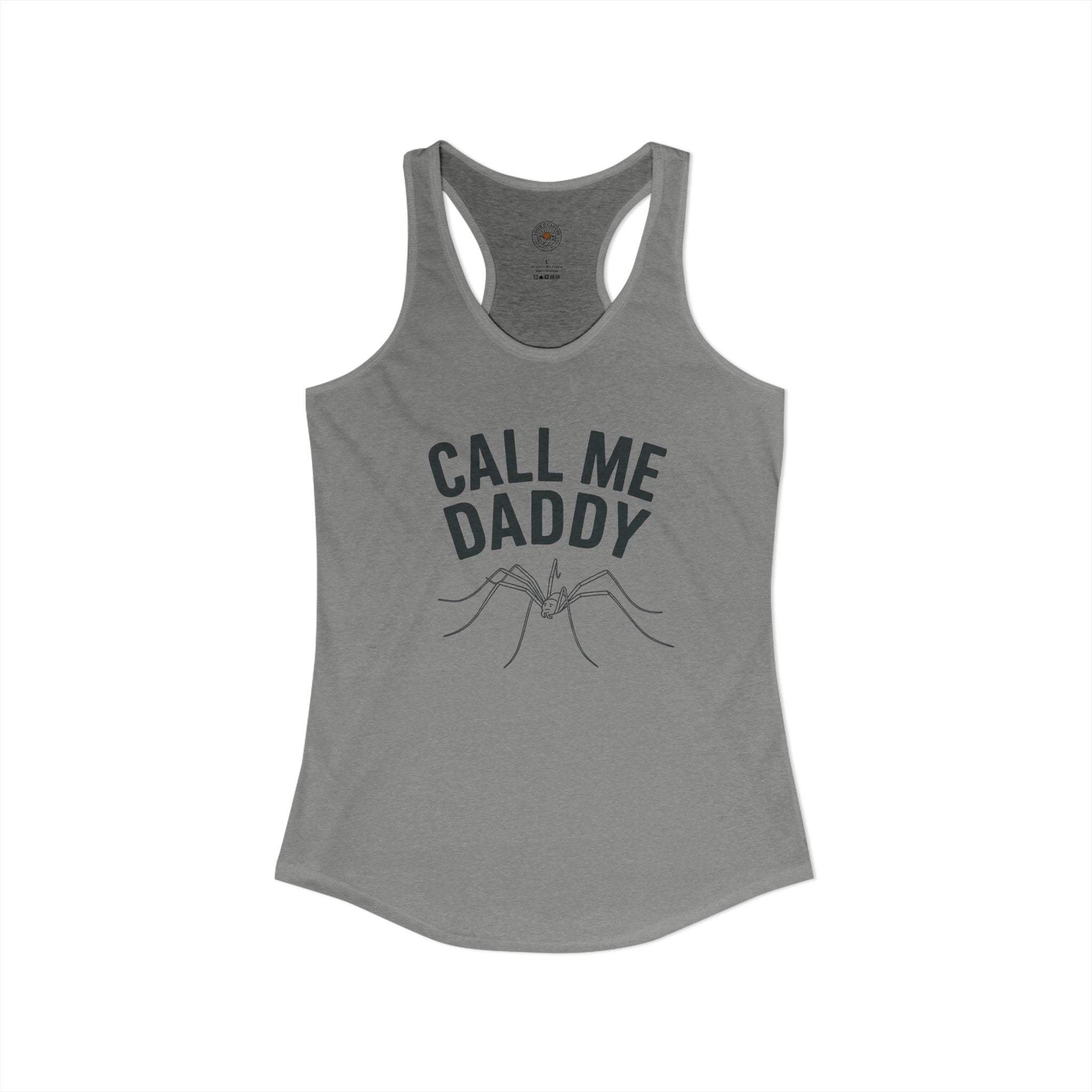 "Call Me Daddy" Funny Meme Women's Graphic Racerback Tank