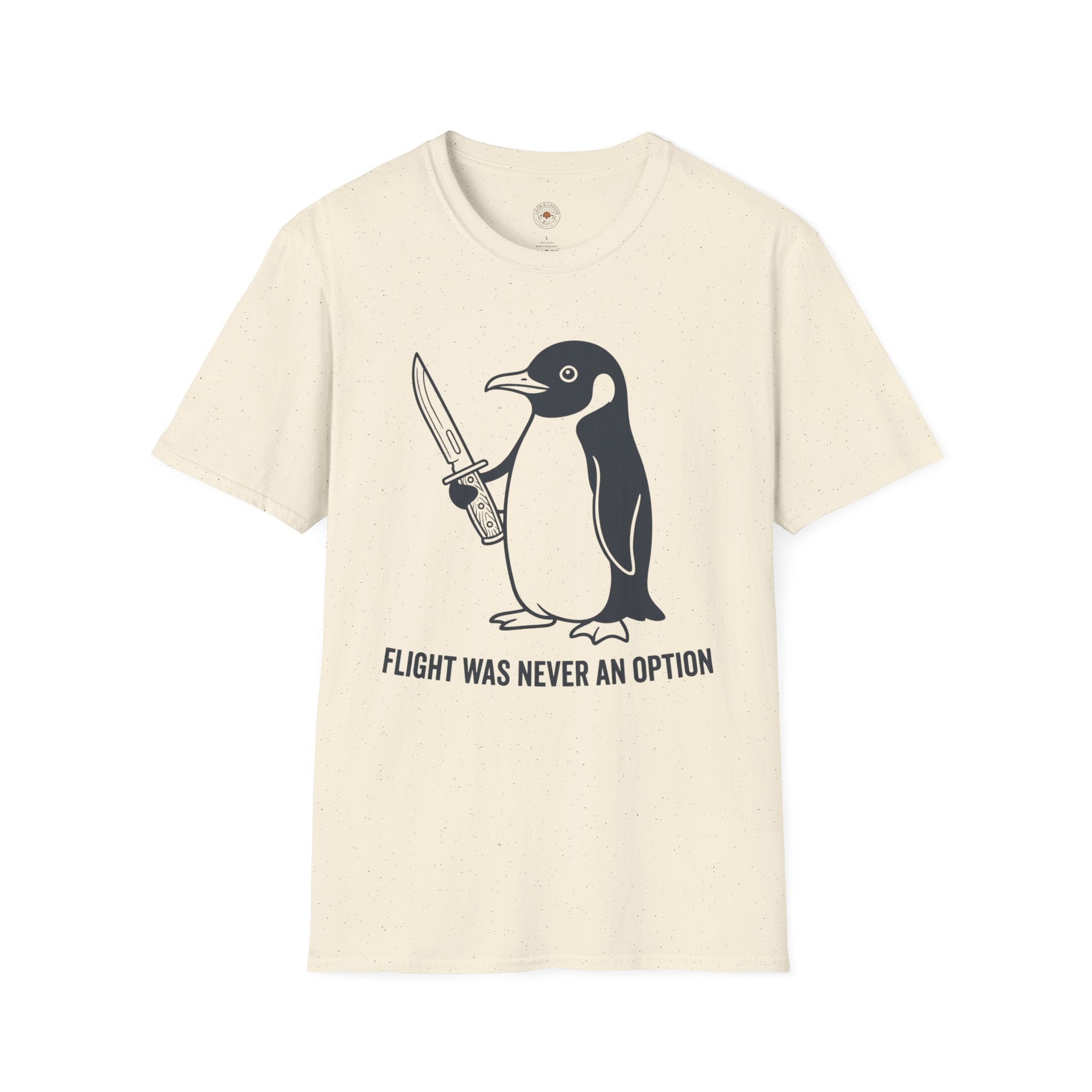 "Flight Was Never an Option" Funny Meme Men/Unisex Graphic T-Shirt