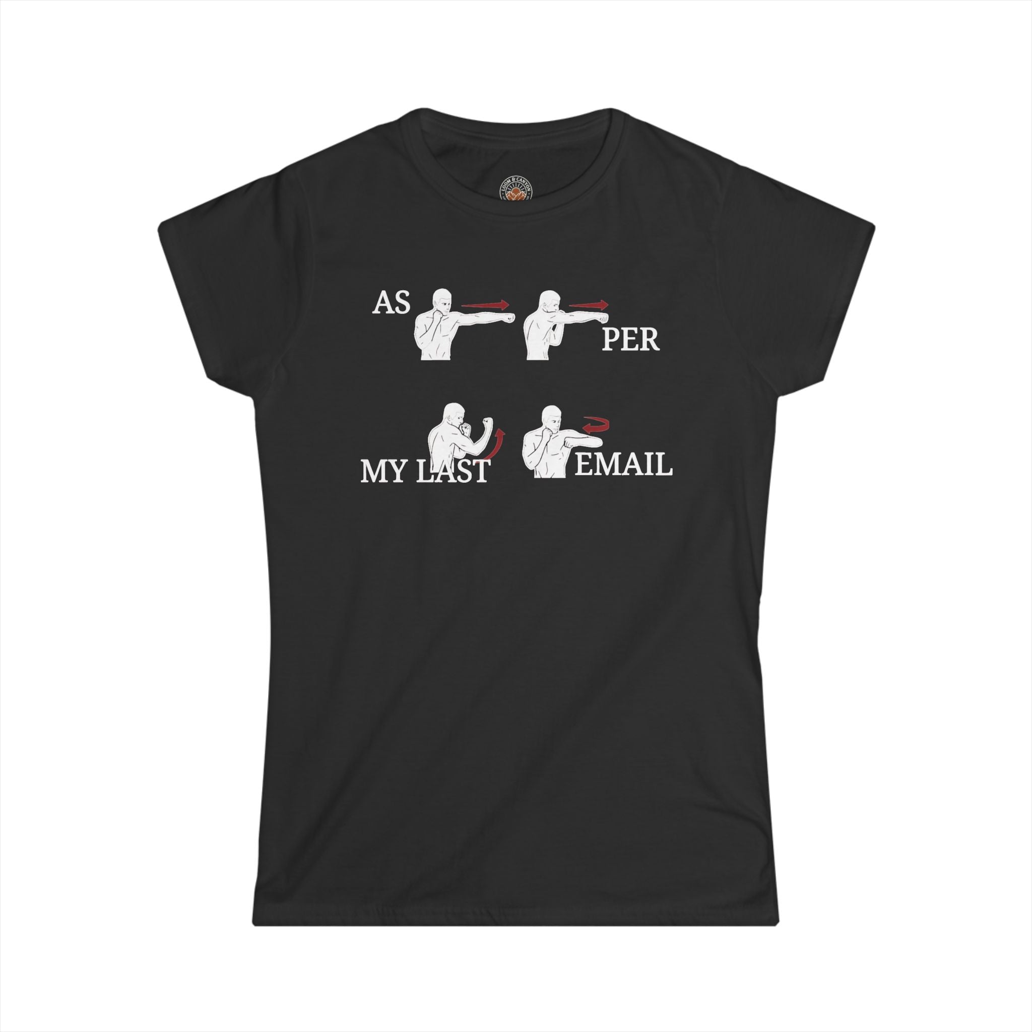 "As Per My Last Email" Funny Meme Women's Graphic T-Shirt