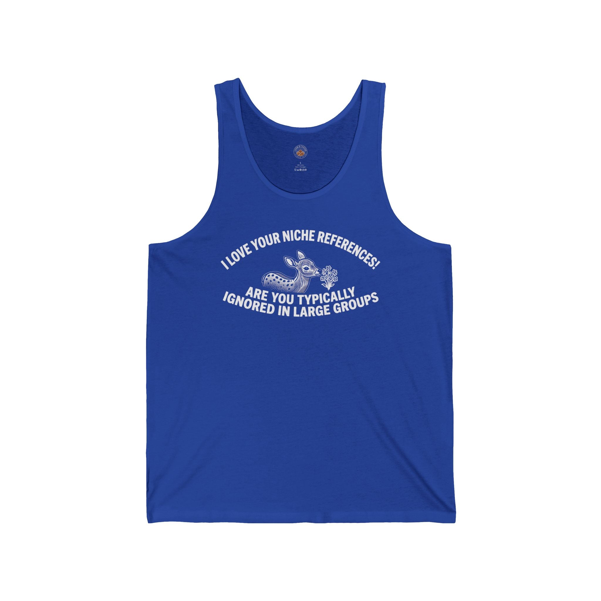 "Are You Typically Ignored In Large Groups" Funny Meme Men/Unisex Graphic Tank