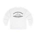 “Are You Typically Ignored In Large Groups” Funny Meme Men/Unisex Graphic Long Sleeve T-Shirt