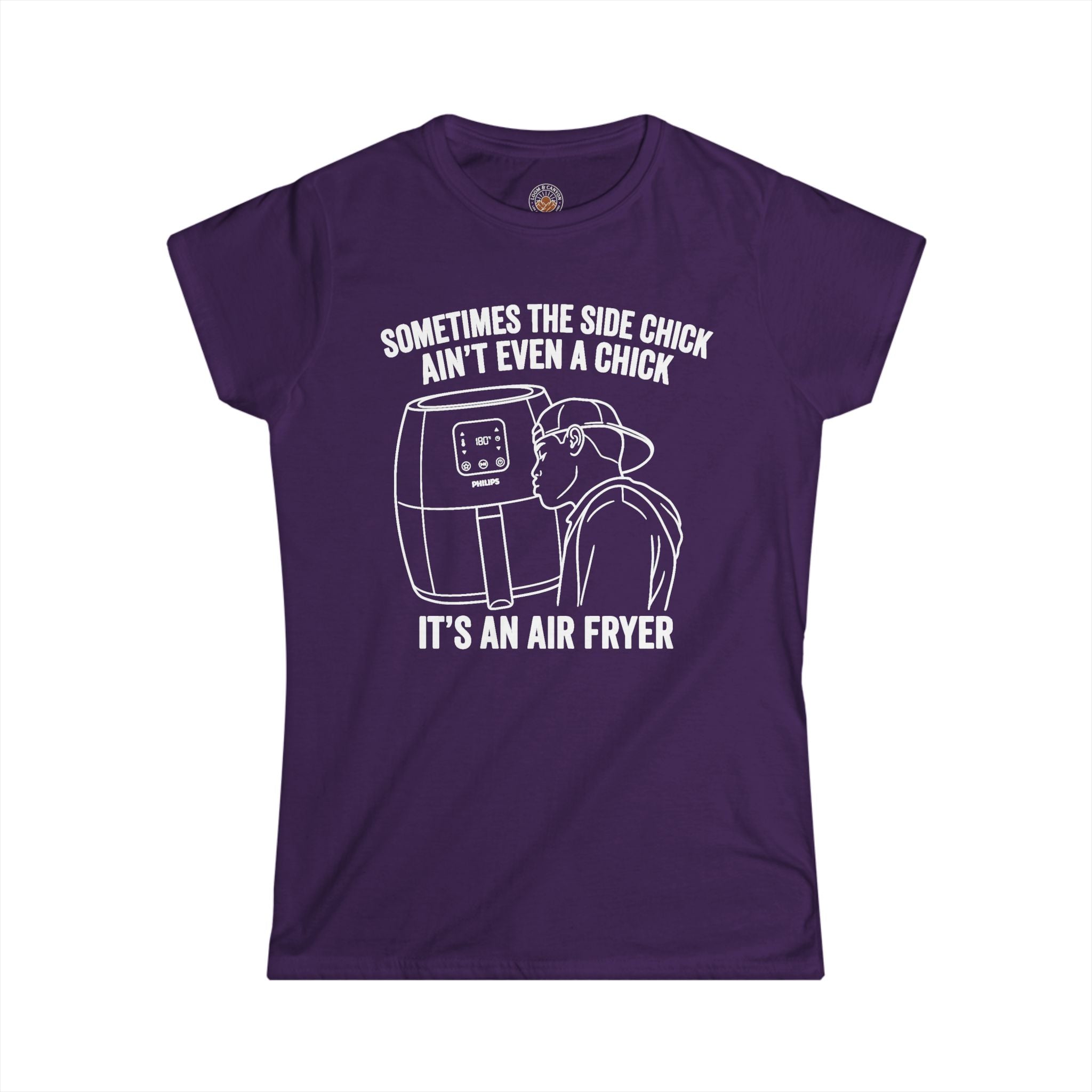 "Sometimes The Side Chick Ain't Even A Chick" Funny Meme Women's Graphic T-Shirt