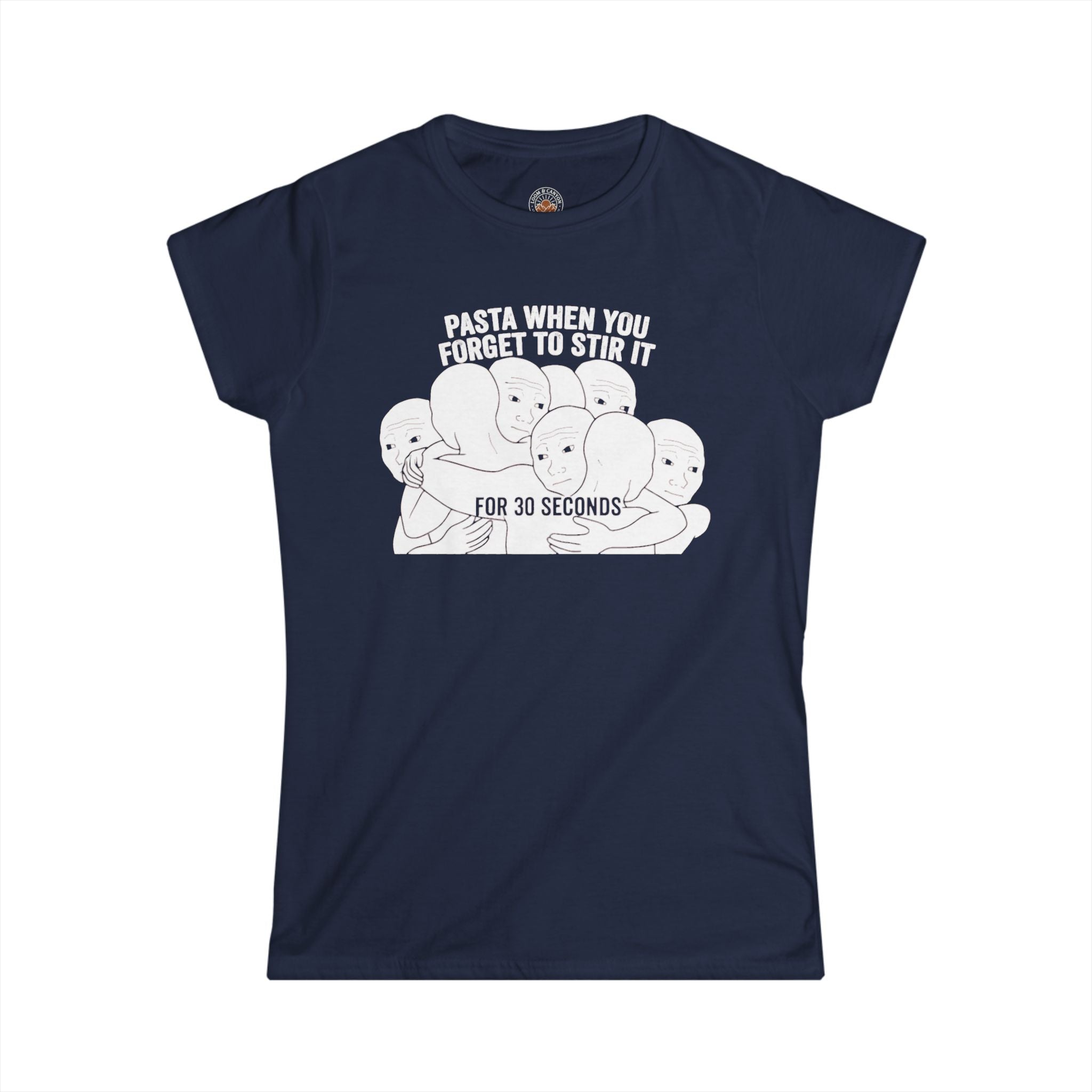 "Pasta When You Forget To Stir It For 30 Seconds" Funny Meme Women's Graphic T-Shirt