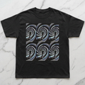 Swirling Wave Men/Unisex Mineral Wash T-Shirt