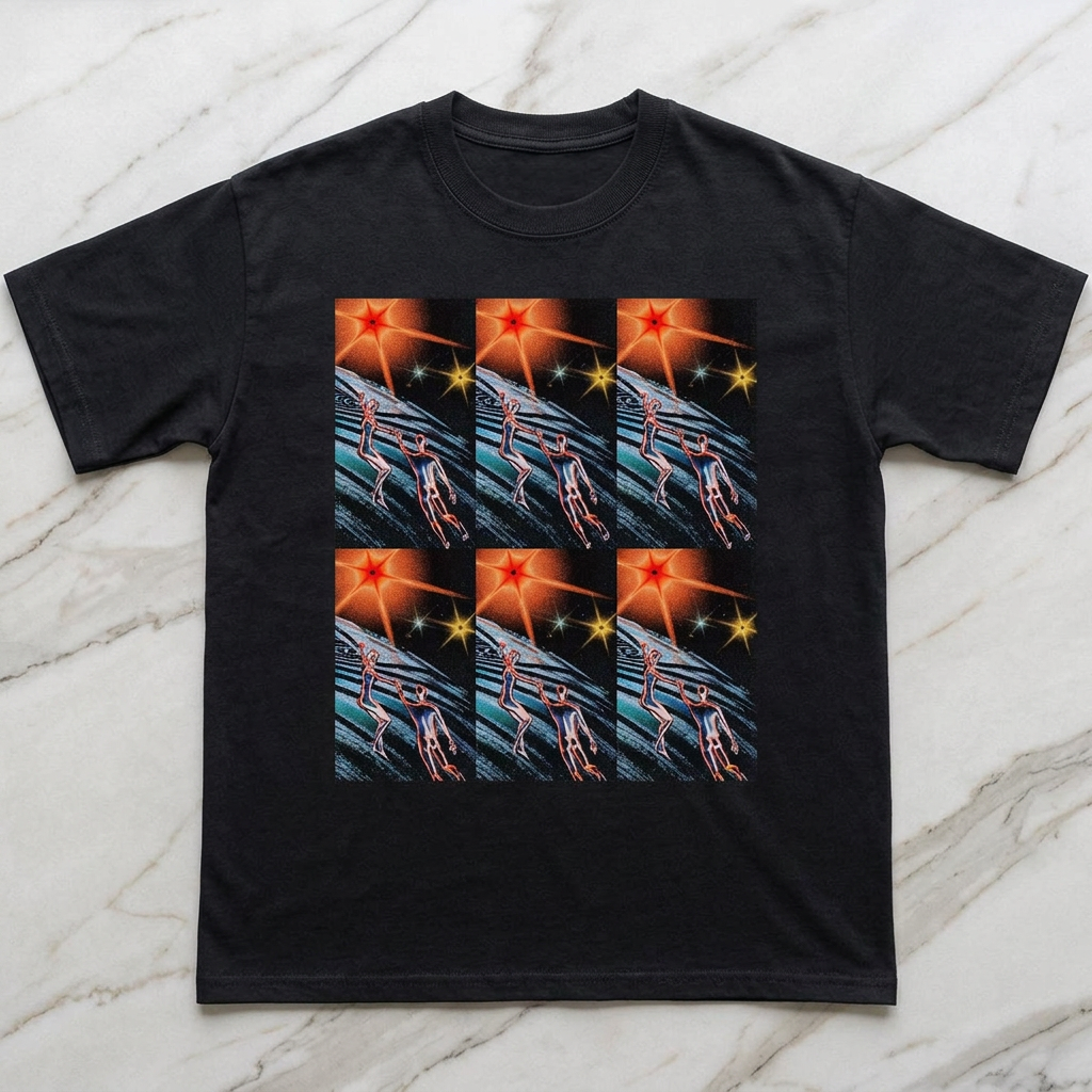 Space Walkers Men/Unisex Mineral Wash T-Shirt