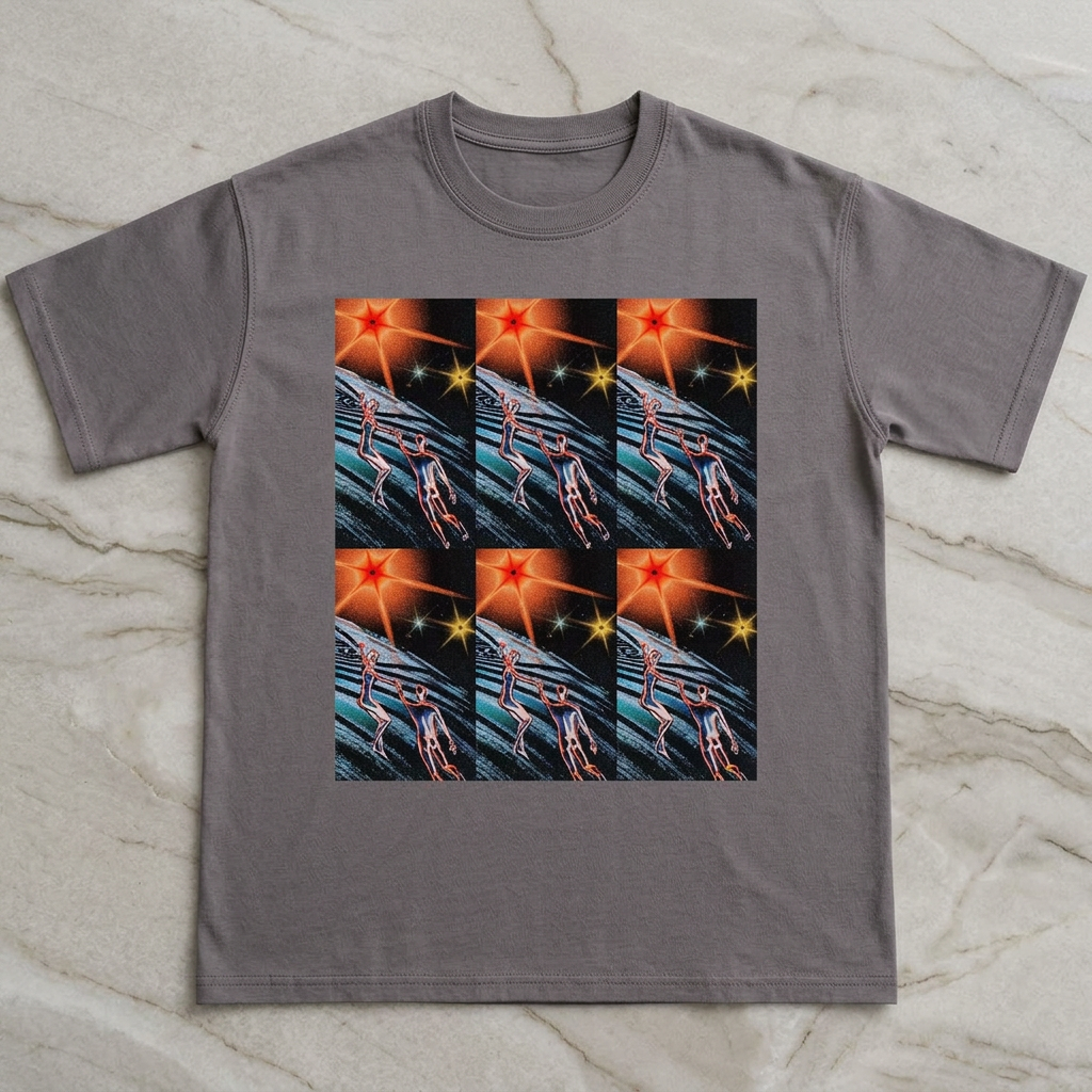 Space Walkers Men/Unisex Mineral Wash T-Shirt