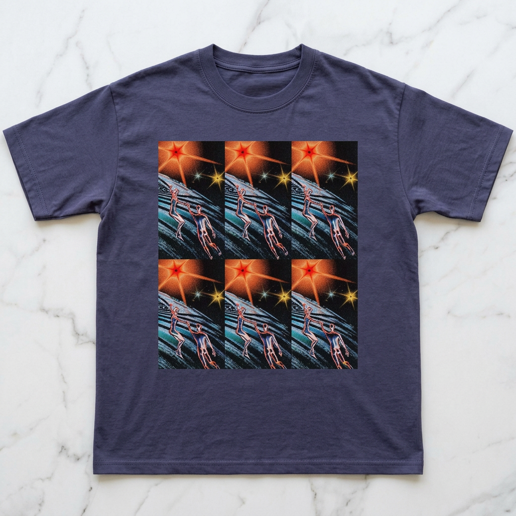 Space Walkers Men/Unisex Mineral Wash T-Shirt