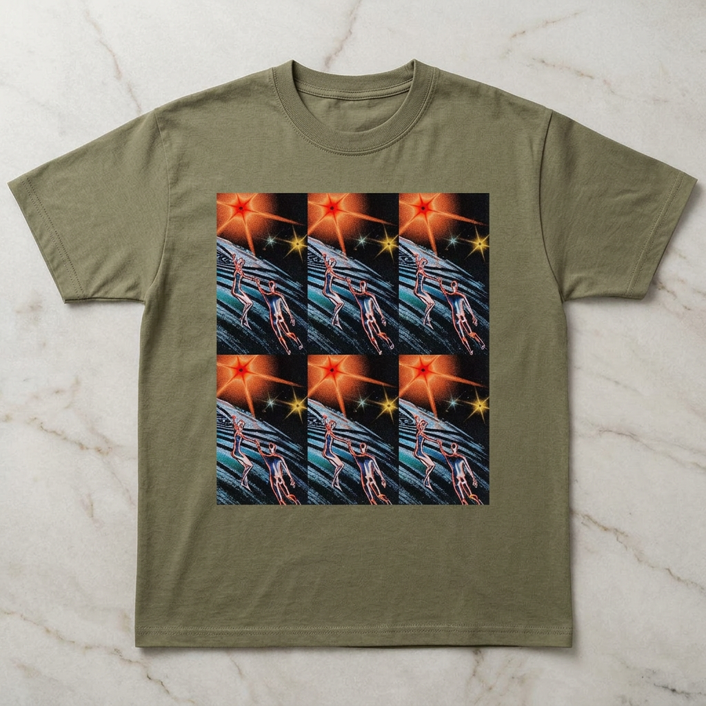 Space Walkers Men/Unisex Mineral Wash T-Shirt