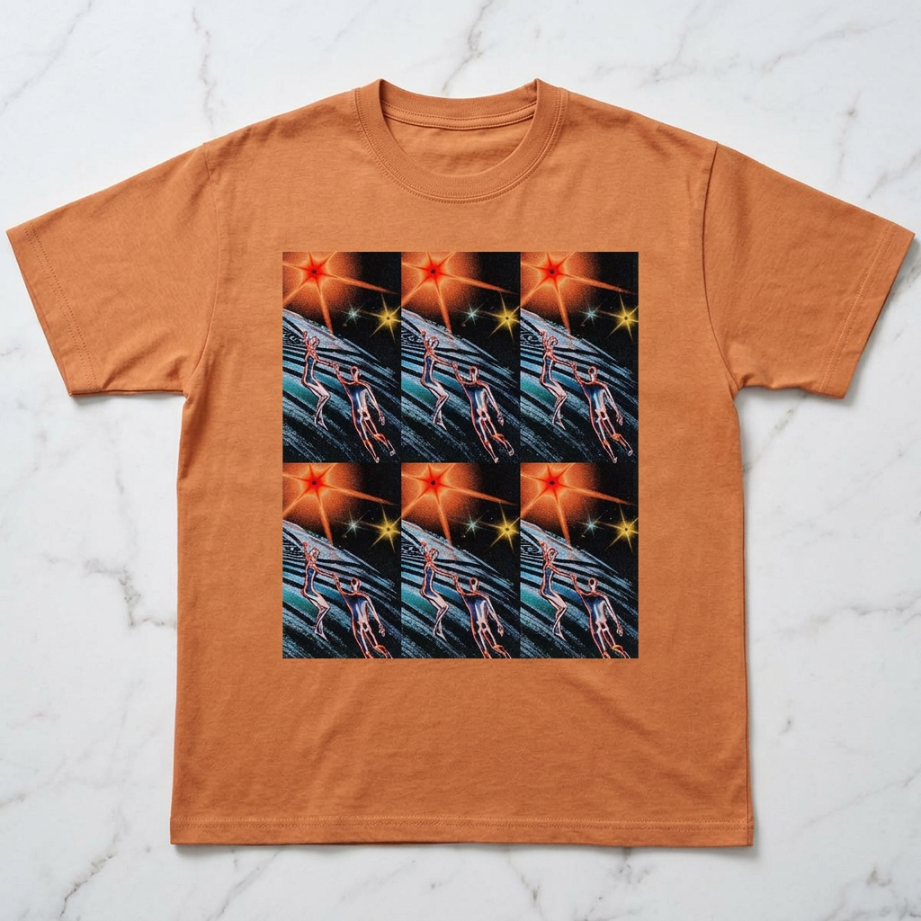 Space Walkers Men/Unisex Mineral Wash T-Shirt