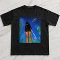 Neon Skyscrapers Men/Unisex Mineral Wash T-Shirt