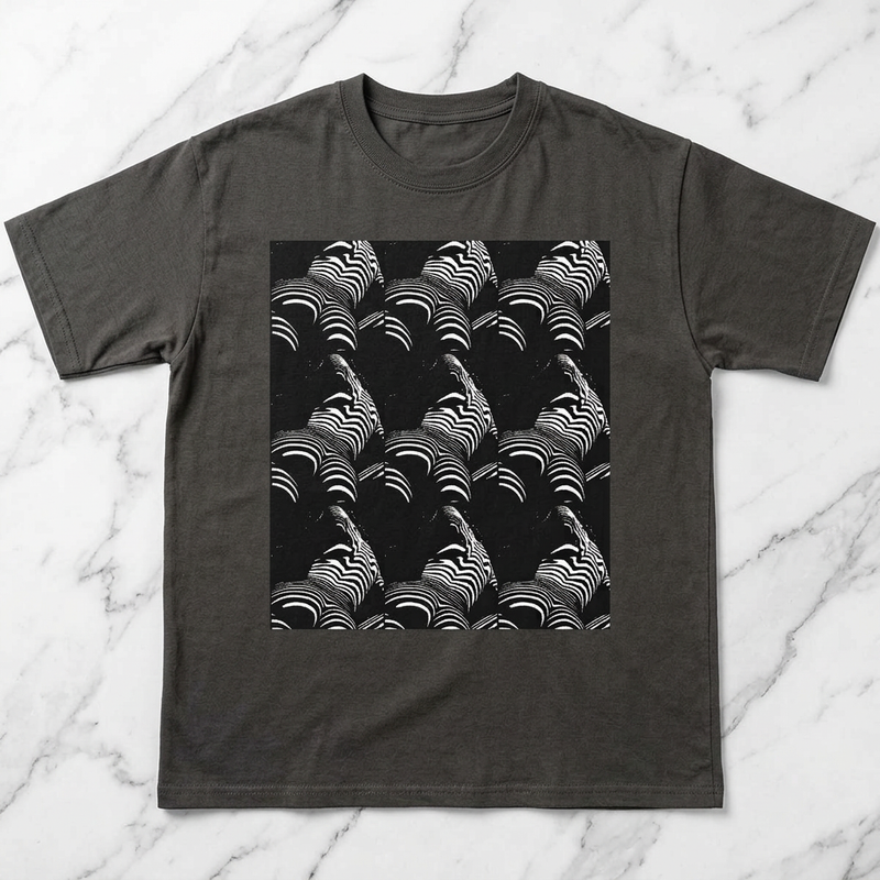 White Stripes Men/Unisex Mineral Wash T-Shirt