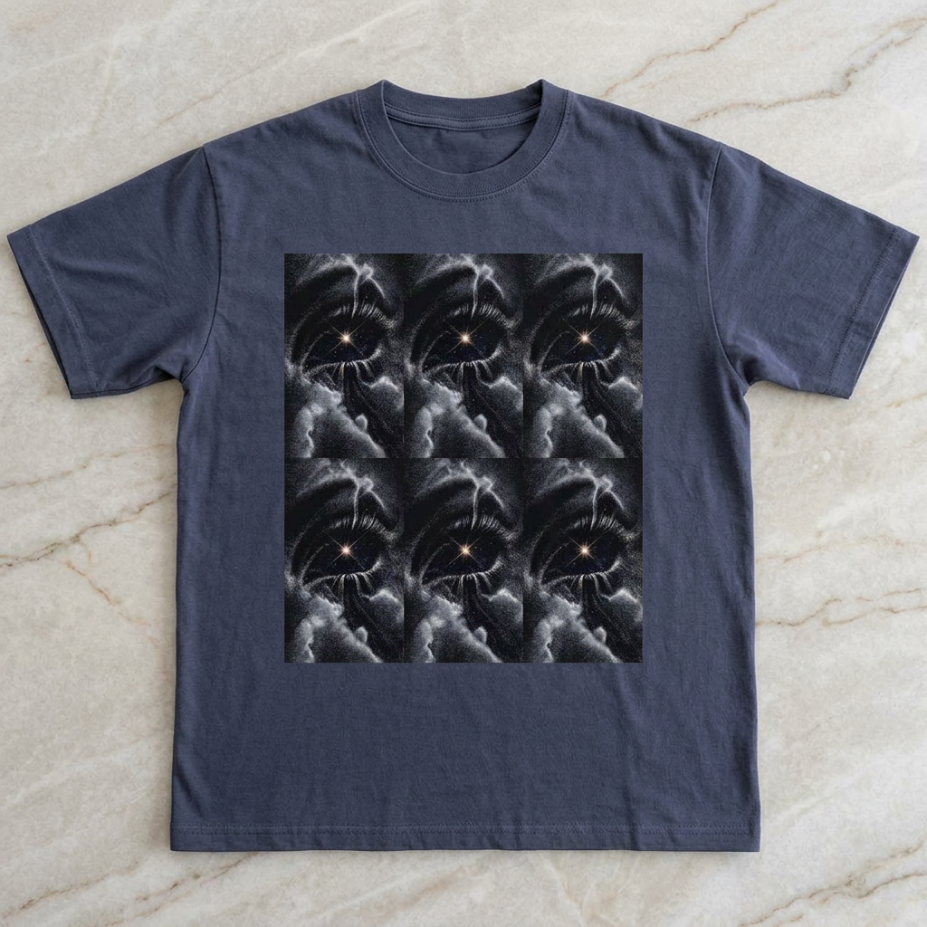 Cosmic Eye Men/Unisex Mineral Wash T-Shirt