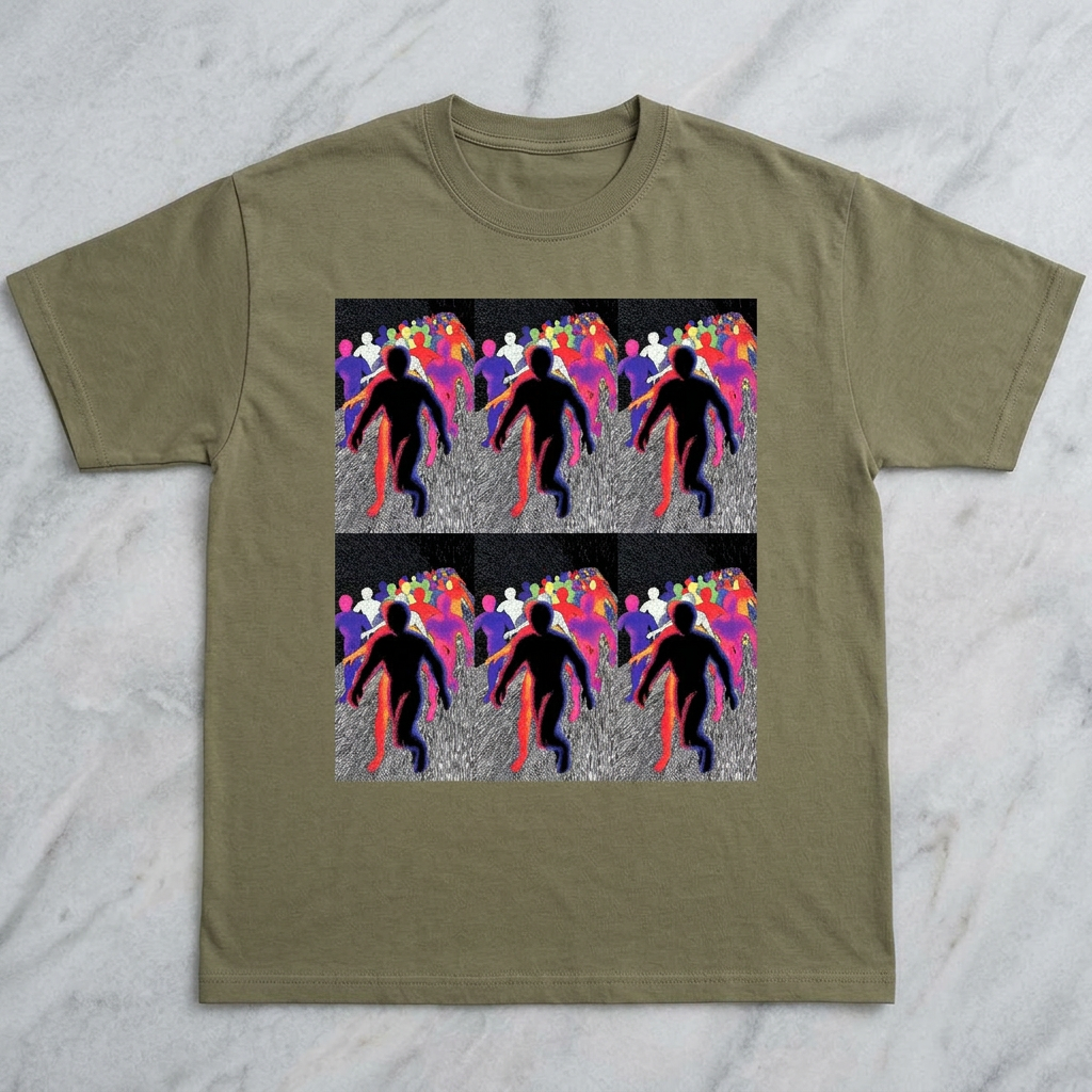 Neon Runners Men/Unisex Mineral Wash T-Shirt