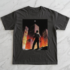 Burning City Men/Unisex Mineral Wash T-Shirt