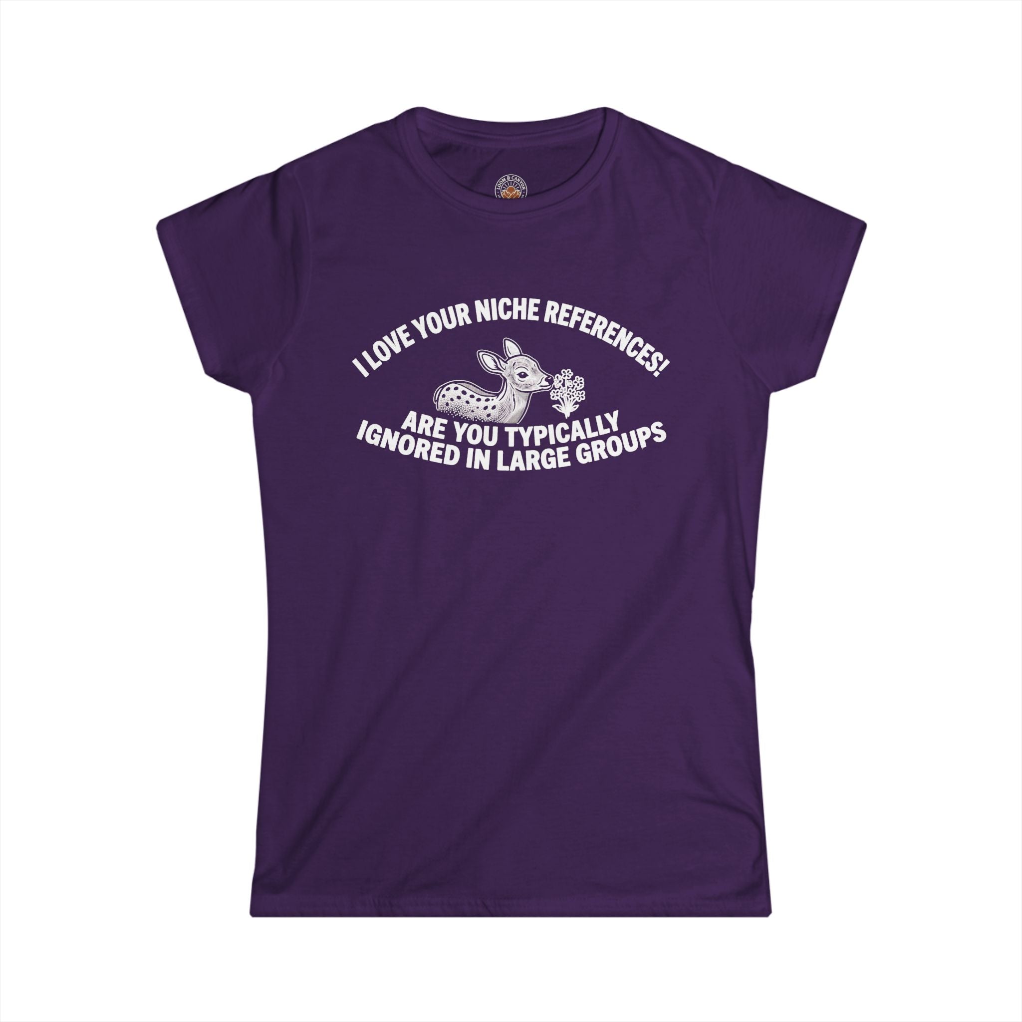 "Are You Typically Ignored in Large Groups" Funny Meme Women's Graphic T-Shirt