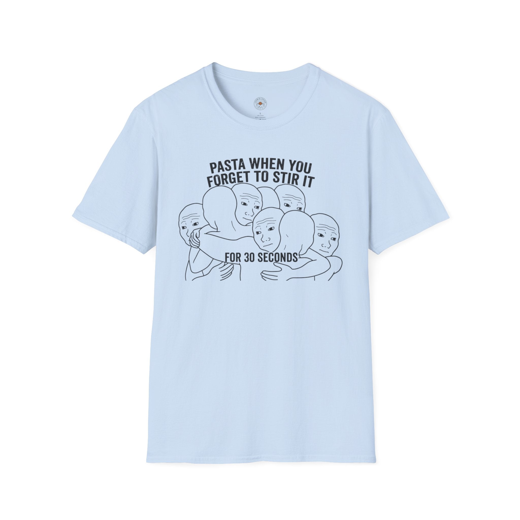 "Pasta When You Forget to Stir It" Funny Meme Men/Unisex Graphic T-Shirt